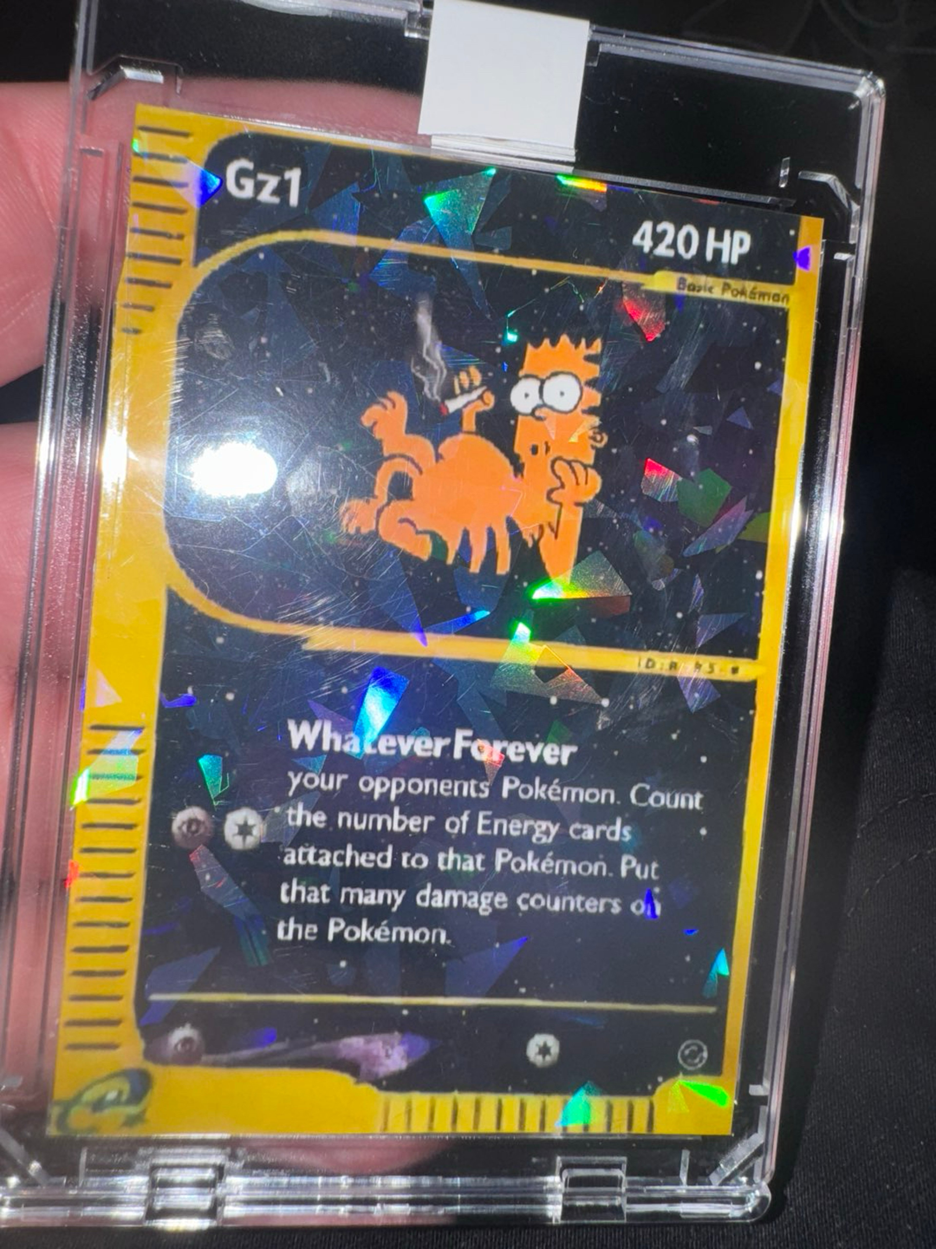 Preview pic of Gz1 x trevy metal trading card "gz1l