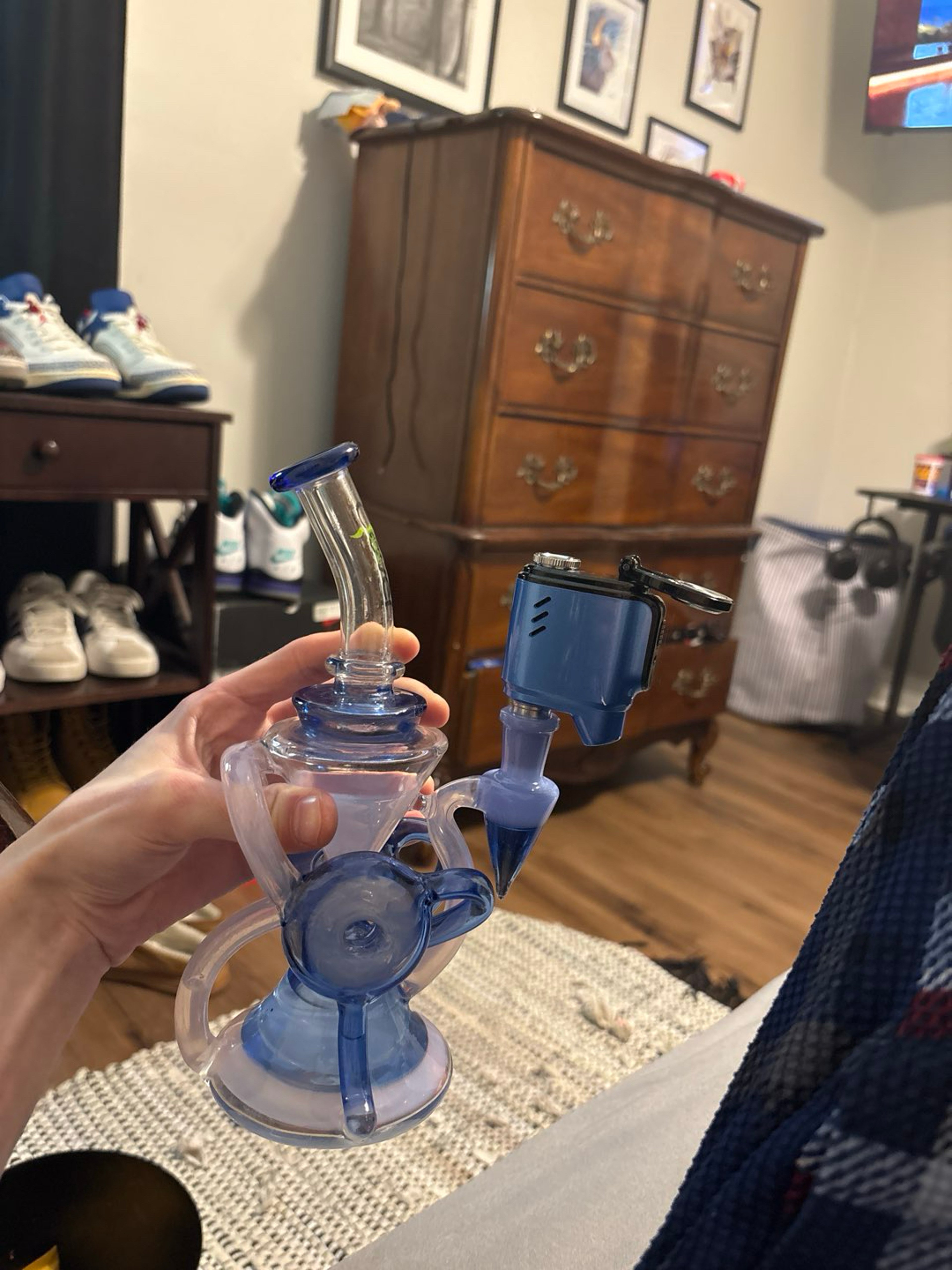 Recycler rig with lookah e banger image 0