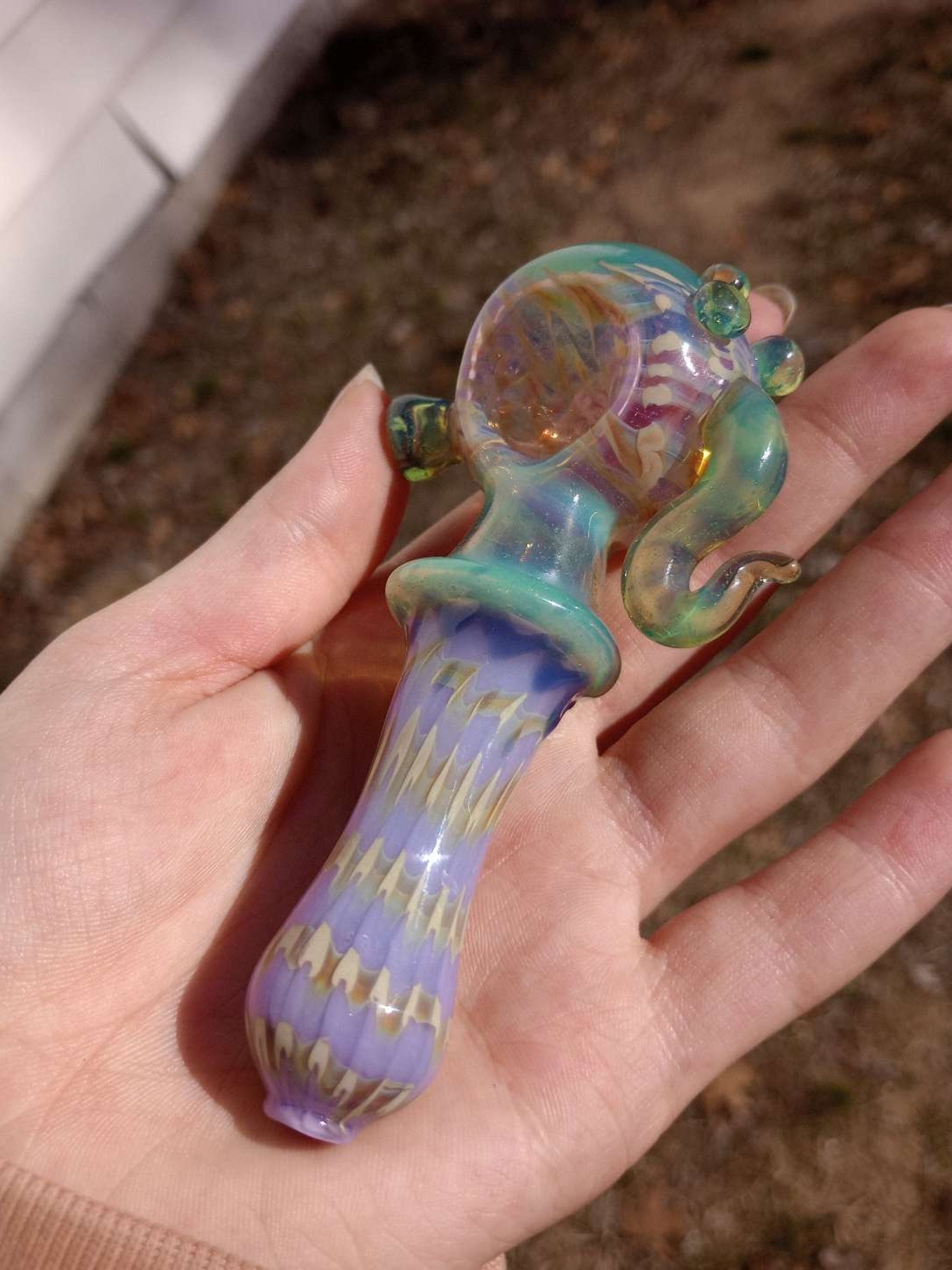 Preview pic of Green + Purple spoon