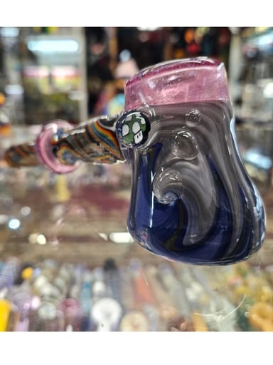 Preview pic of Ottone Glassworks Hammer Pipe with Mario Mushroom Millie