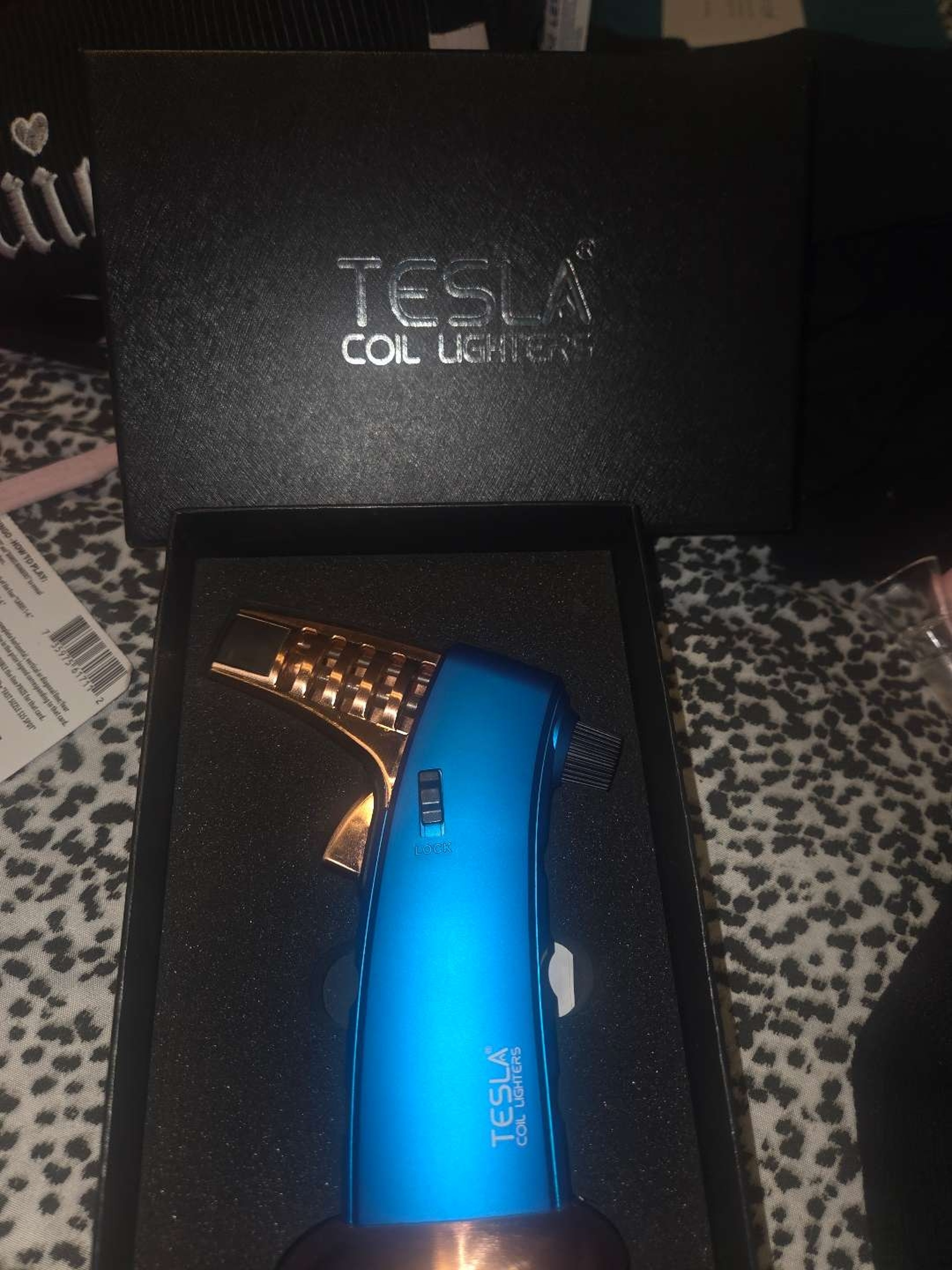 Preview pic of TESLA 7" 45° Turbo Table Torch Satin Finish Grip