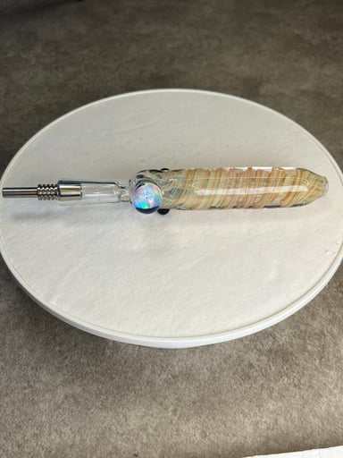 Preview pic of Michigan Made Fumed Nectar Collector W/Opal