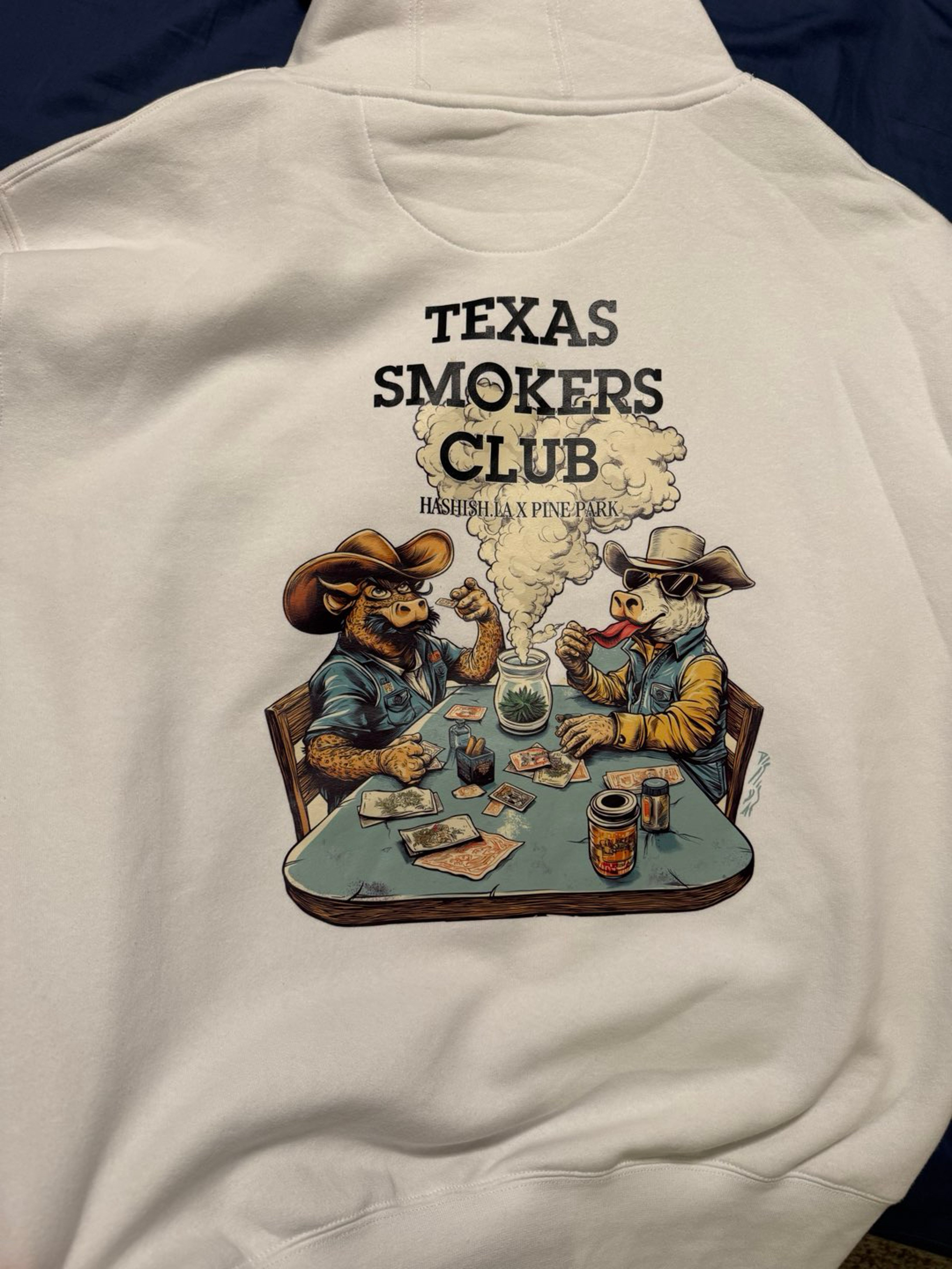 Preview pic of Hashish LA / Pine Park TX Hoodie BLACK