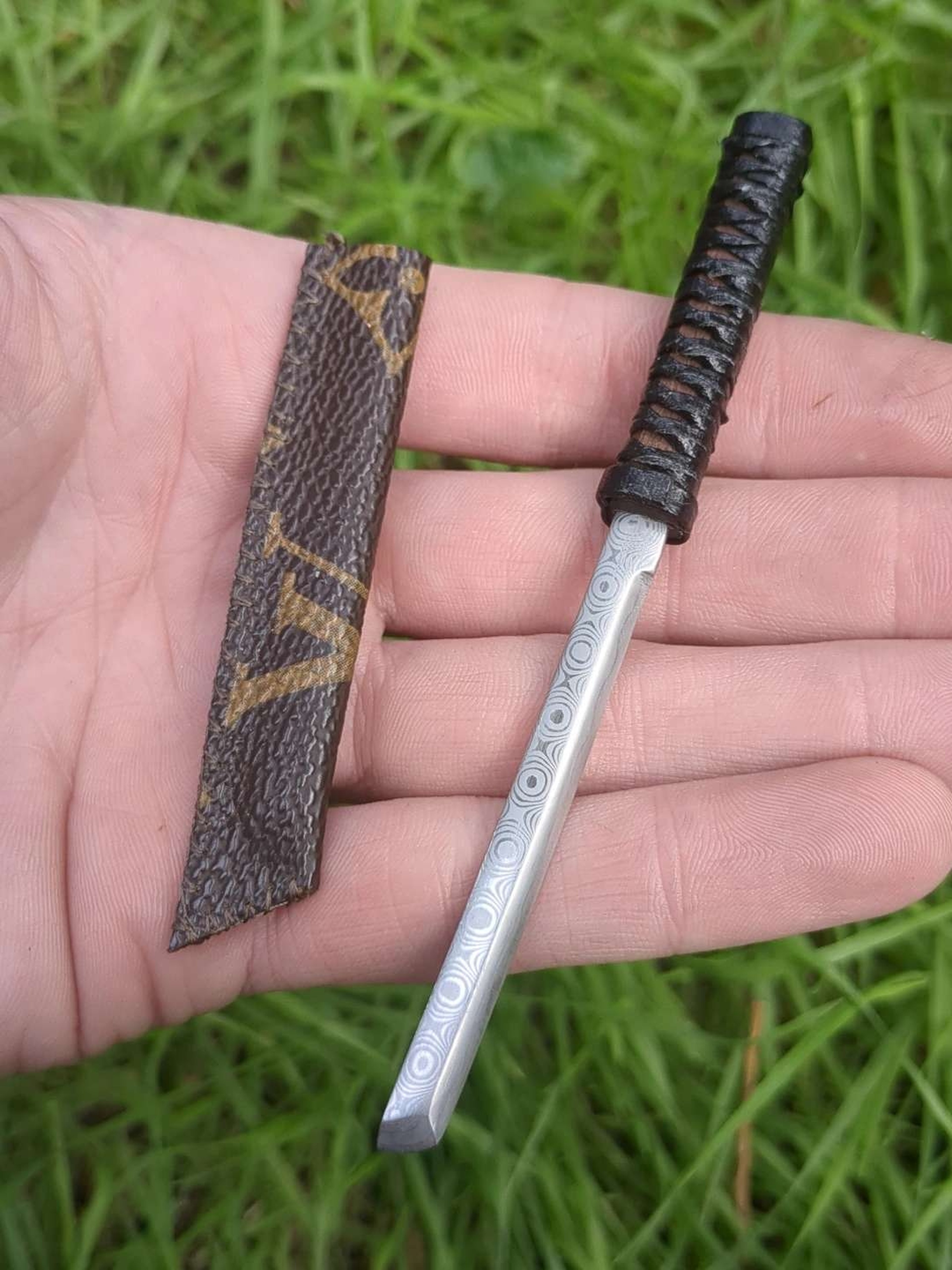 Slabslicer710 V2 Katana with Louis Vuitton sheath image 0
