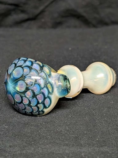 Preview pic of 3.75" Dotstack spoon with silver fume