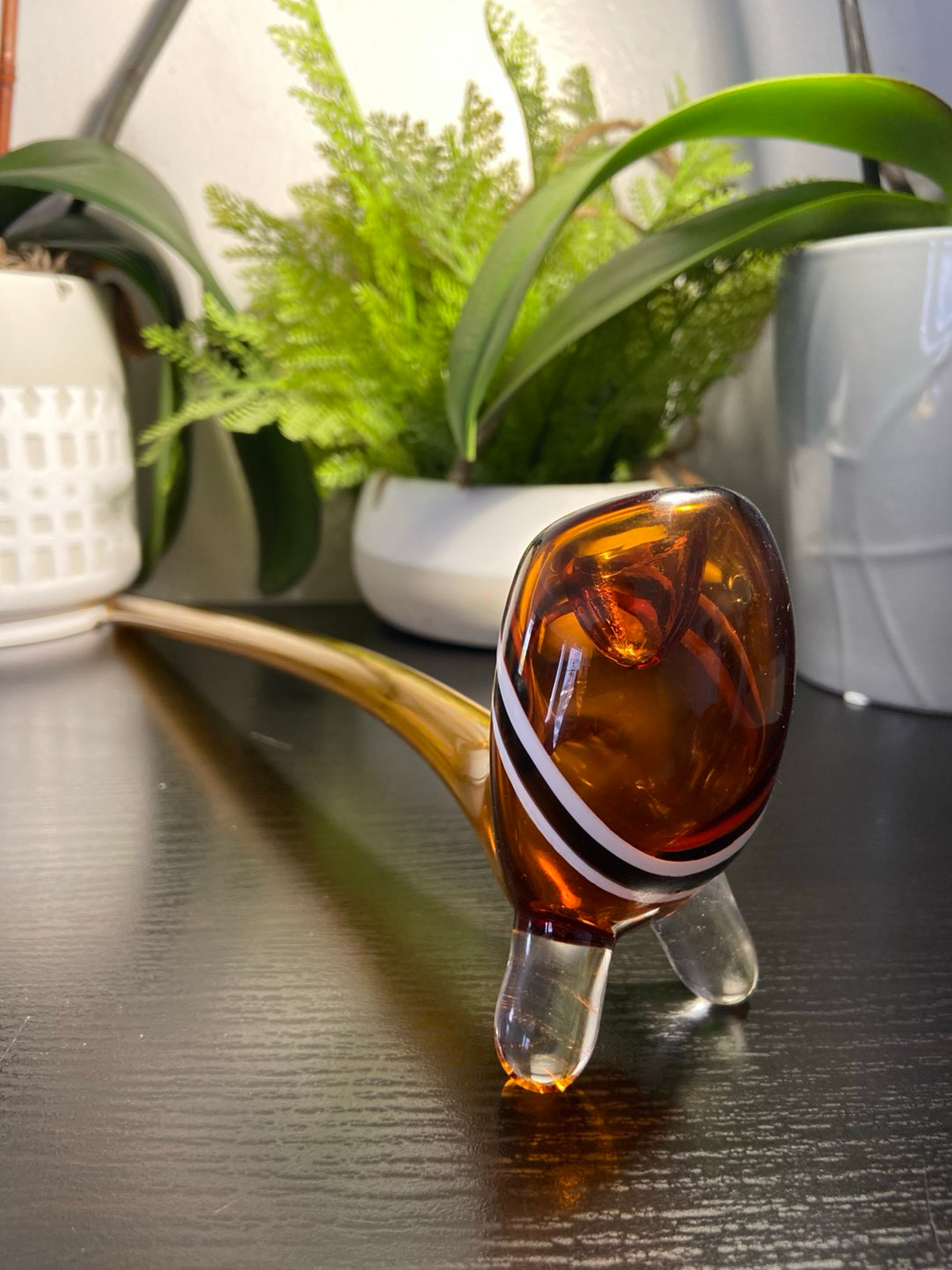 Preview pic of Amber Gandalf Tobacco Glass Pipe