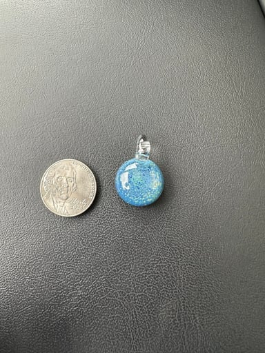 Preview pic of Silver fumed pendant