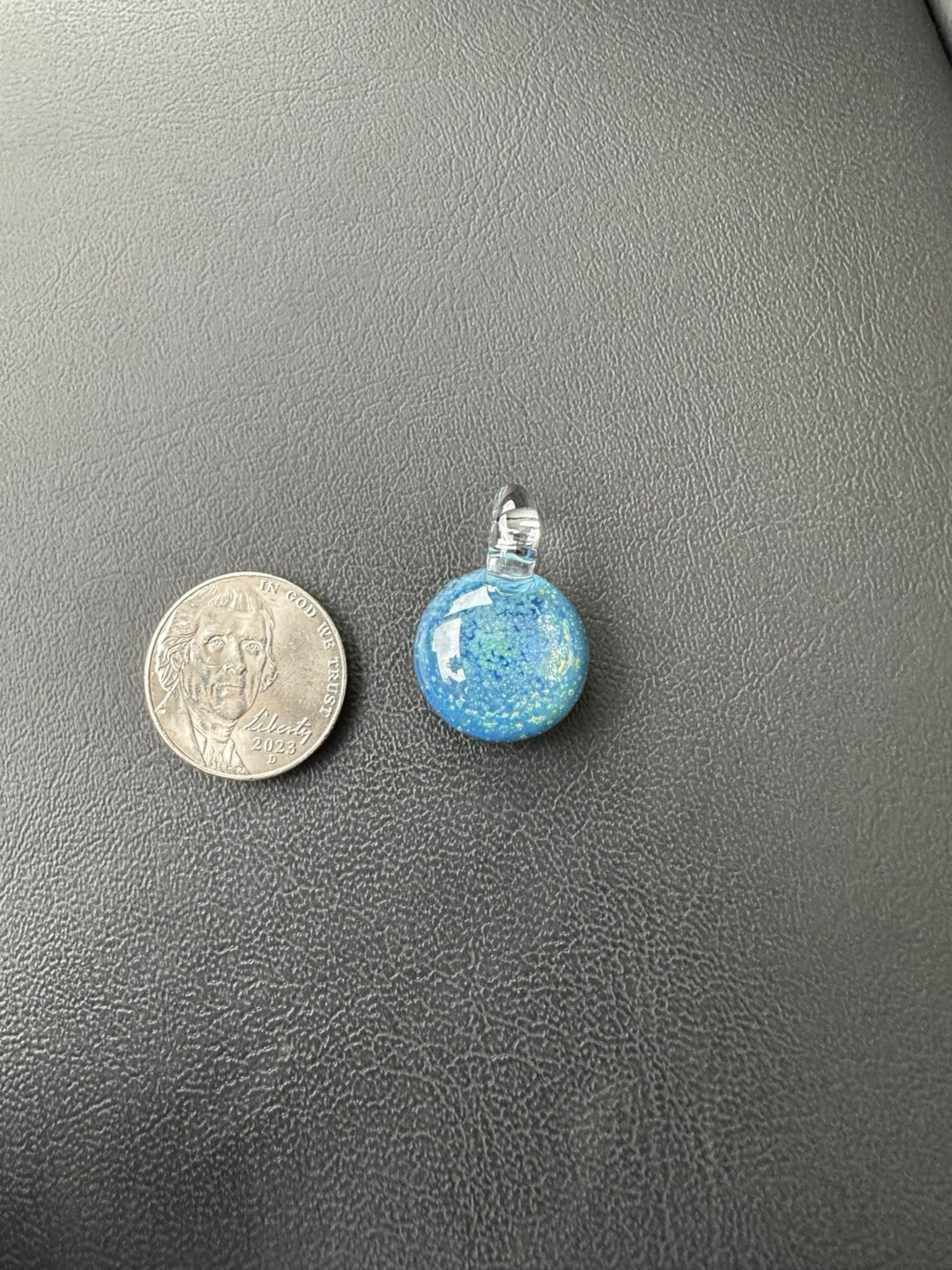 Silver fumed pendant image 0