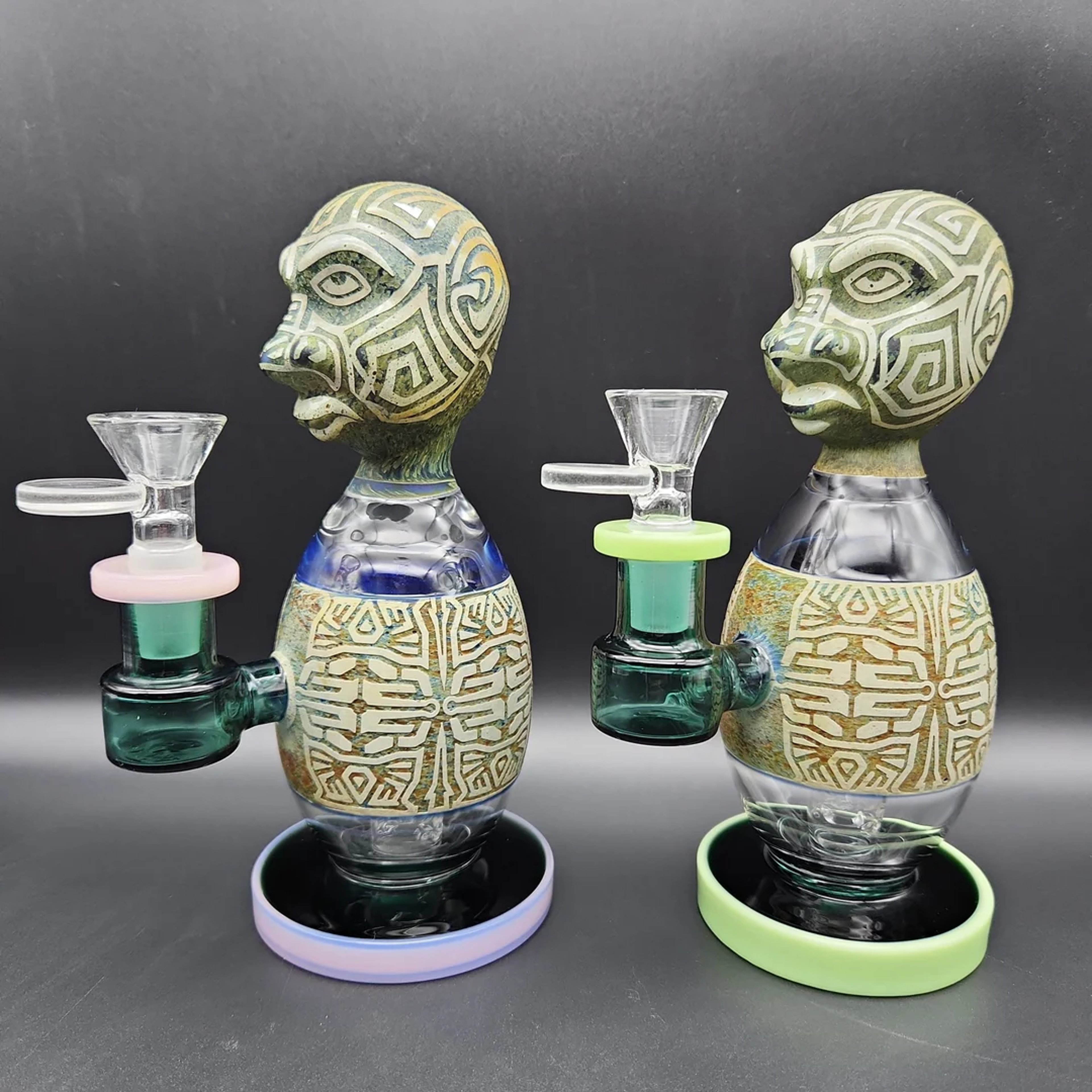 7” AZTEC EGG BODY WATER PIPE image 0