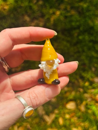 Preview pic of Yellow Gnome pendant