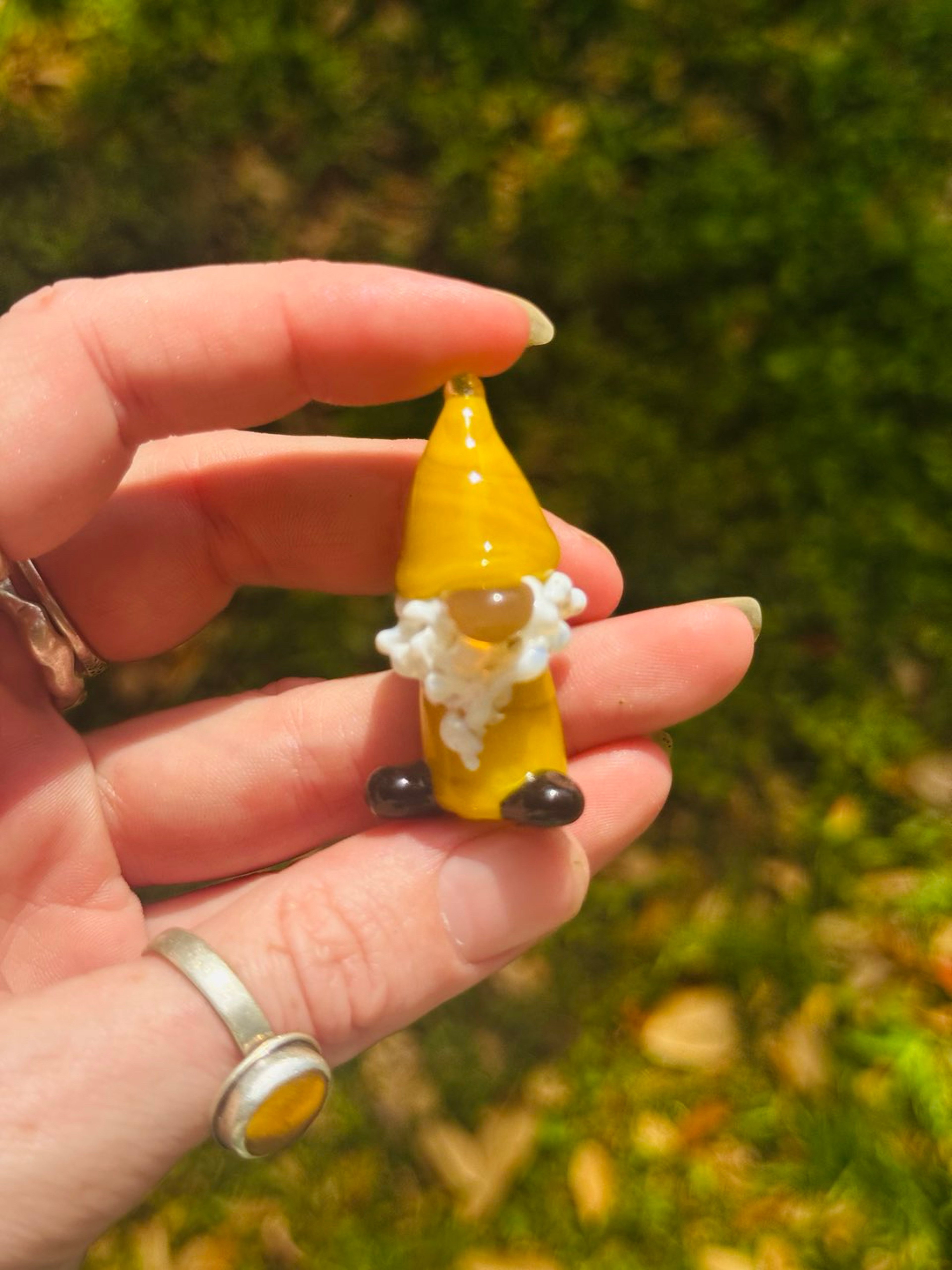 Yellow Gnome pendant image 0