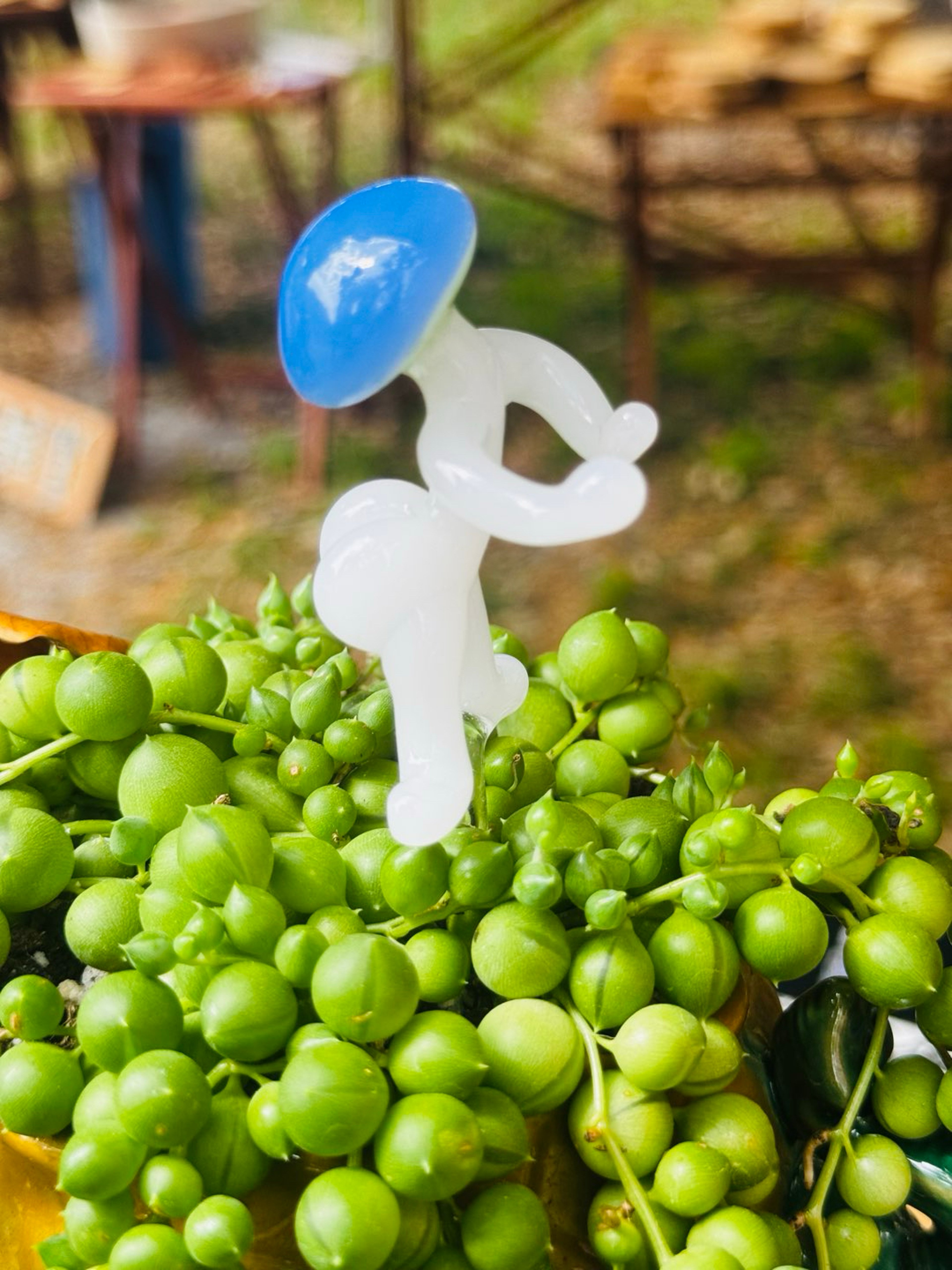 Dancing funguy plant stake (plant not included) image 0