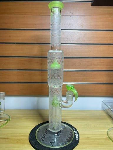 Preview pic of Sovereignty Lime White Satin Slitted 4-8