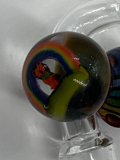 Preview pic of Grateful dead bear Handblown Bubble Cap