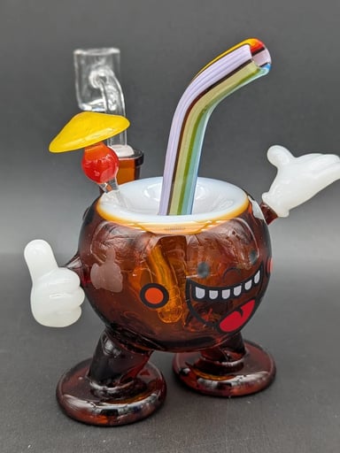 Preview pic of CHEECH GLASS- HAPPY COCKTAIL WATER PIPE