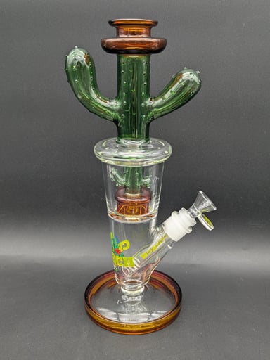 Preview pic of CHEECH GLASS- 12” SPIKY CACTUS WATER PIPE