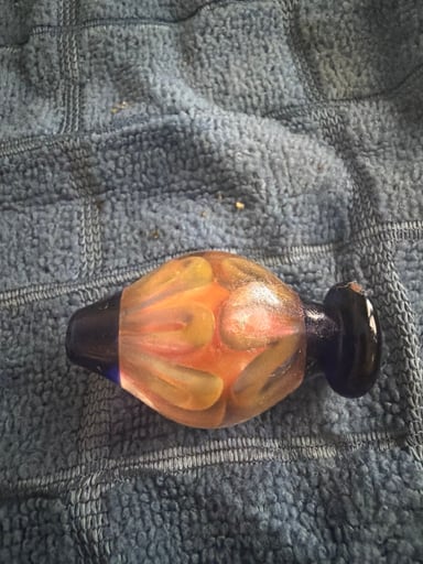 Preview pic of Handmade Glass Bubble Carb Cap