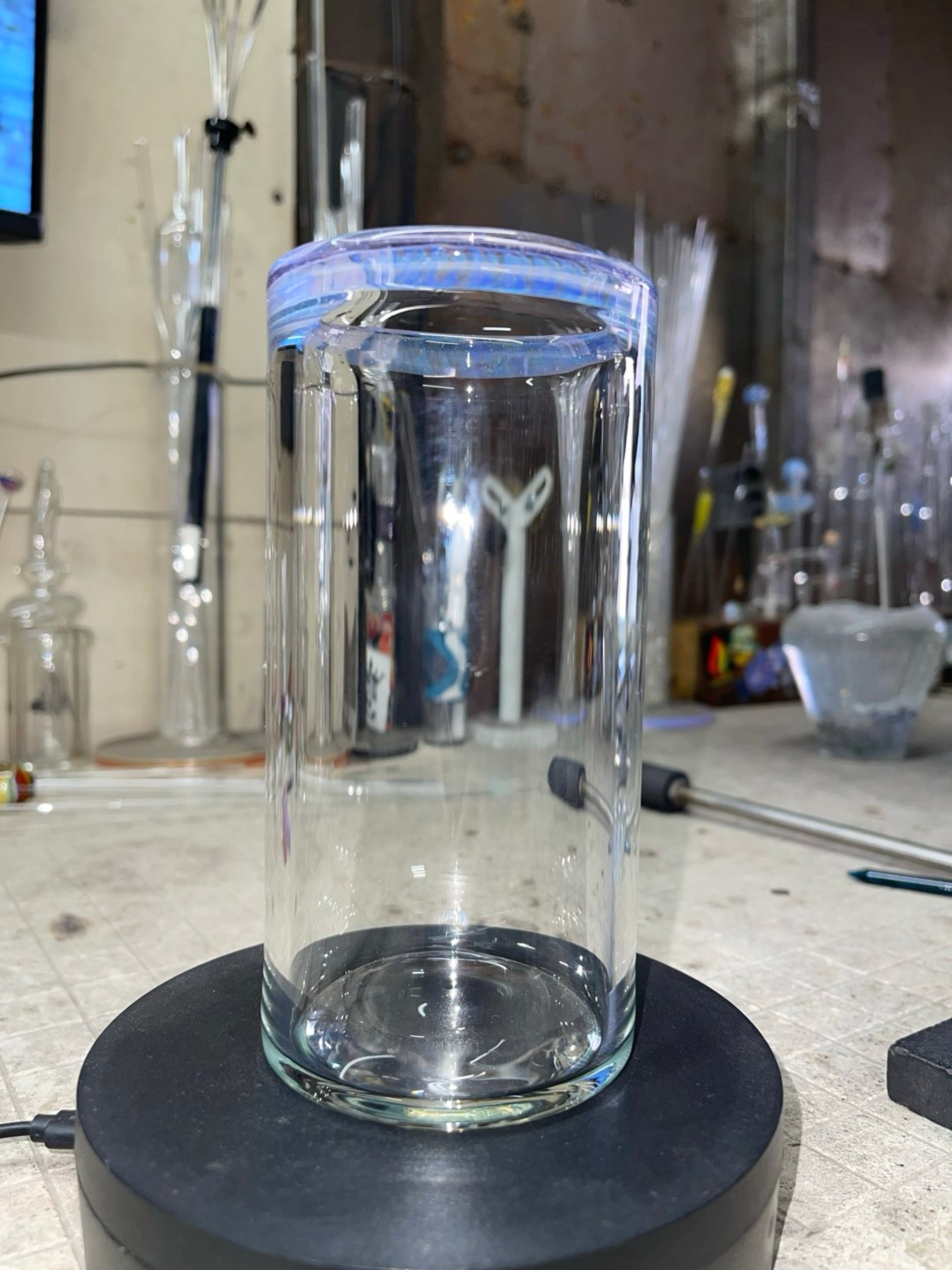 Preview pic of 6” tall 3” wide,Phantom purple color