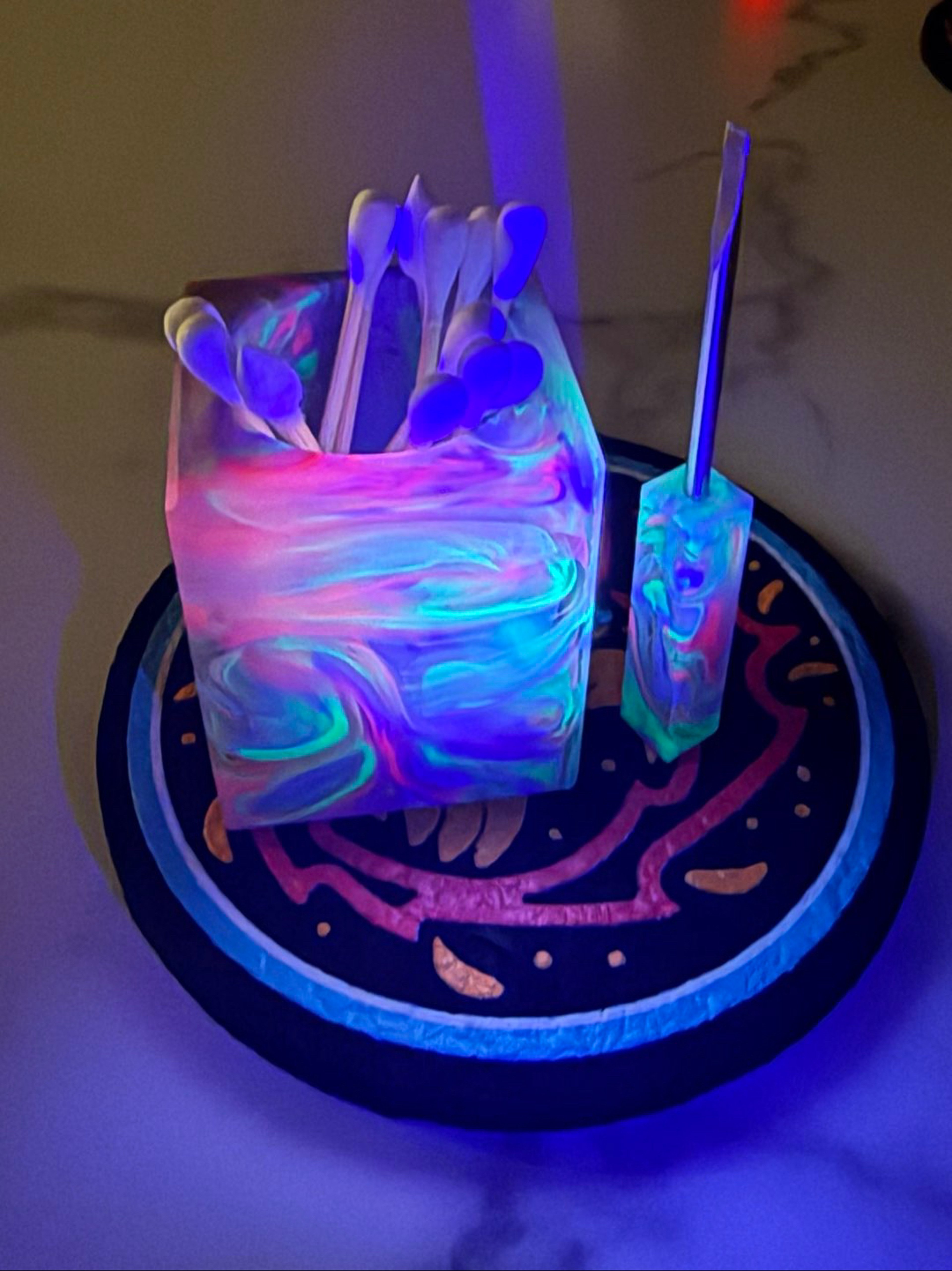 DunkinDabbers - Qtip Holder and Matching Dab Tool Set image 0