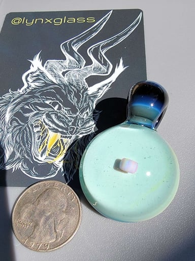 Preview pic of Spirulina Opal Pendant UV