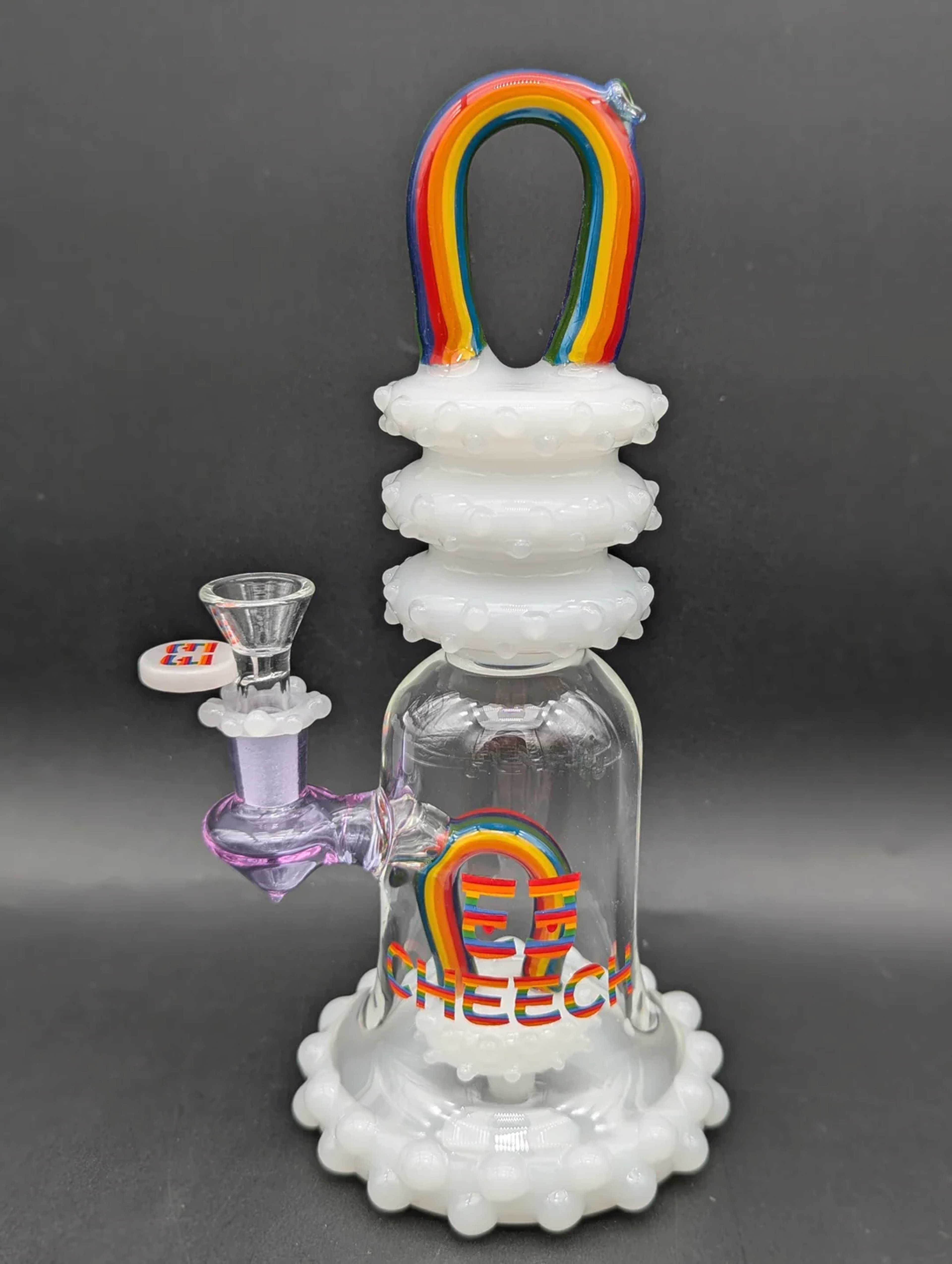 CHEECH GLASS- 10” CHEECH VIBES ONLY WATER PIPE image 0