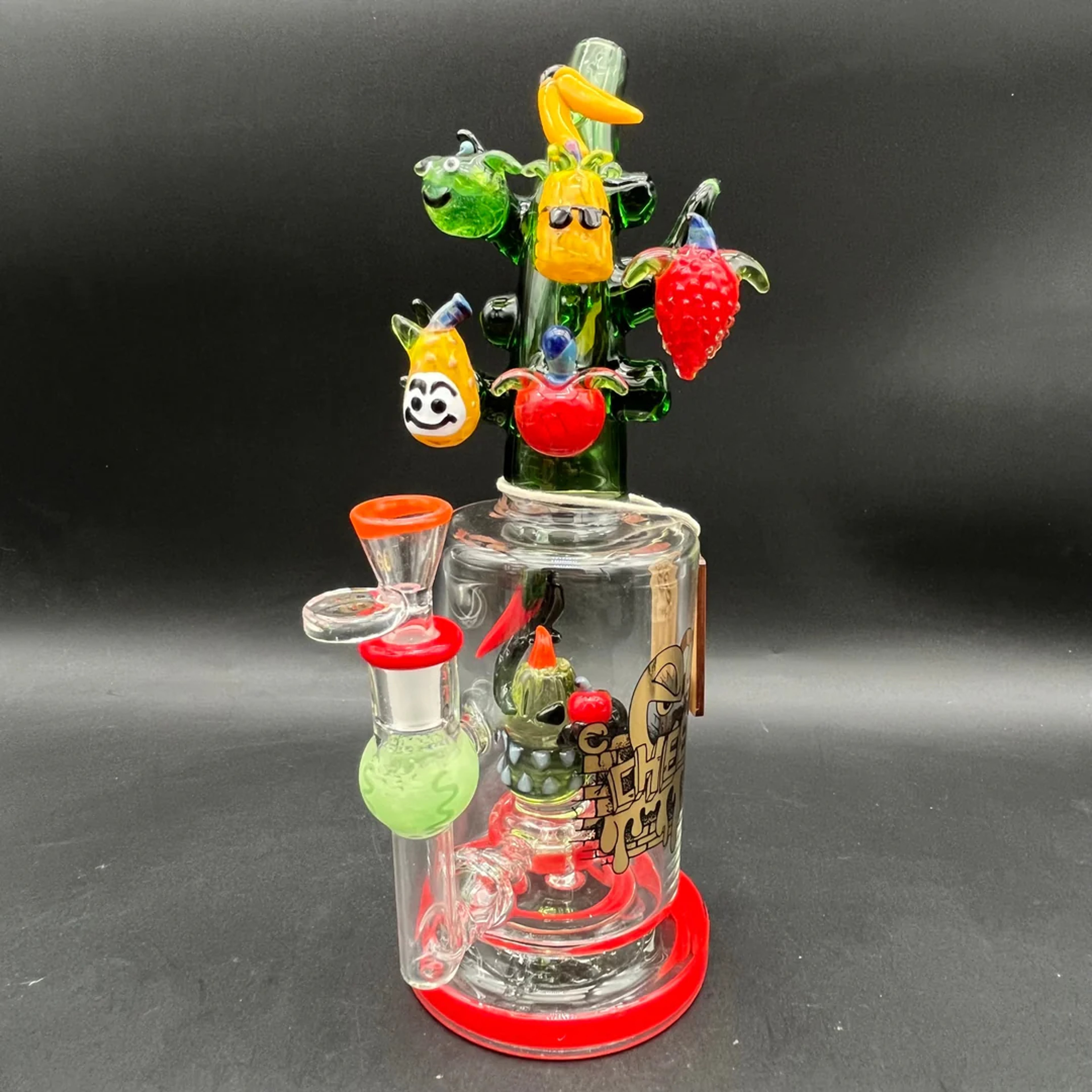 CHEECH GLASS- VEGGIE VOLCANOWSTER PIPE image 0
