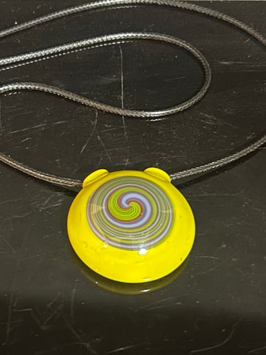 Preview pic of Hollow disc pendant