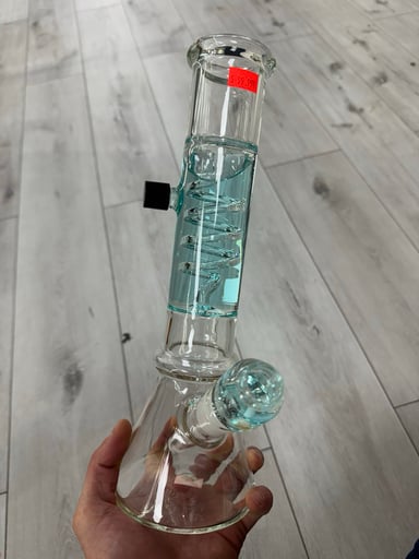 Preview pic of Freezable beaker with freezable bowl 12” light blue