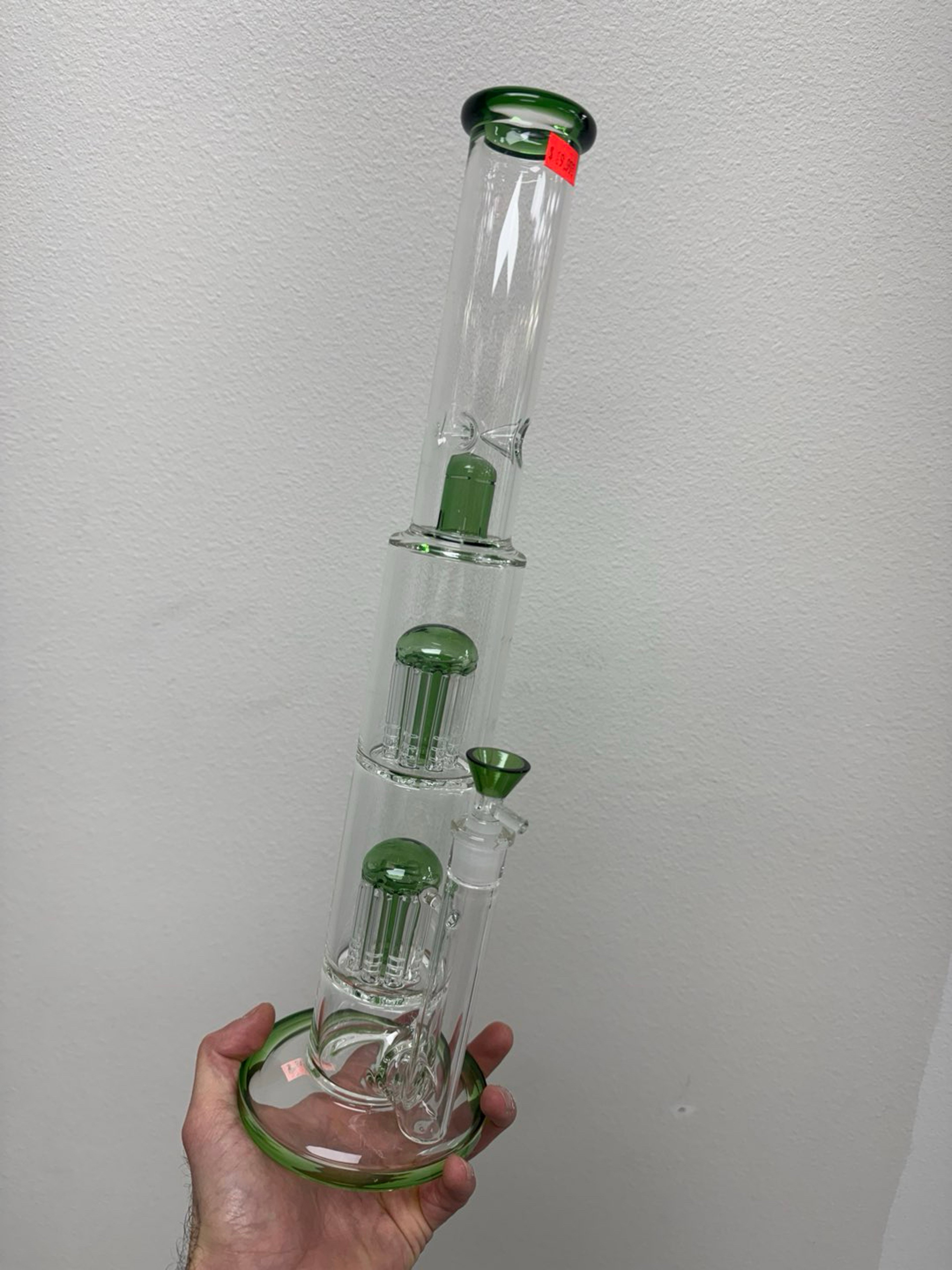 18” double perc 1 splash guard tube image 0