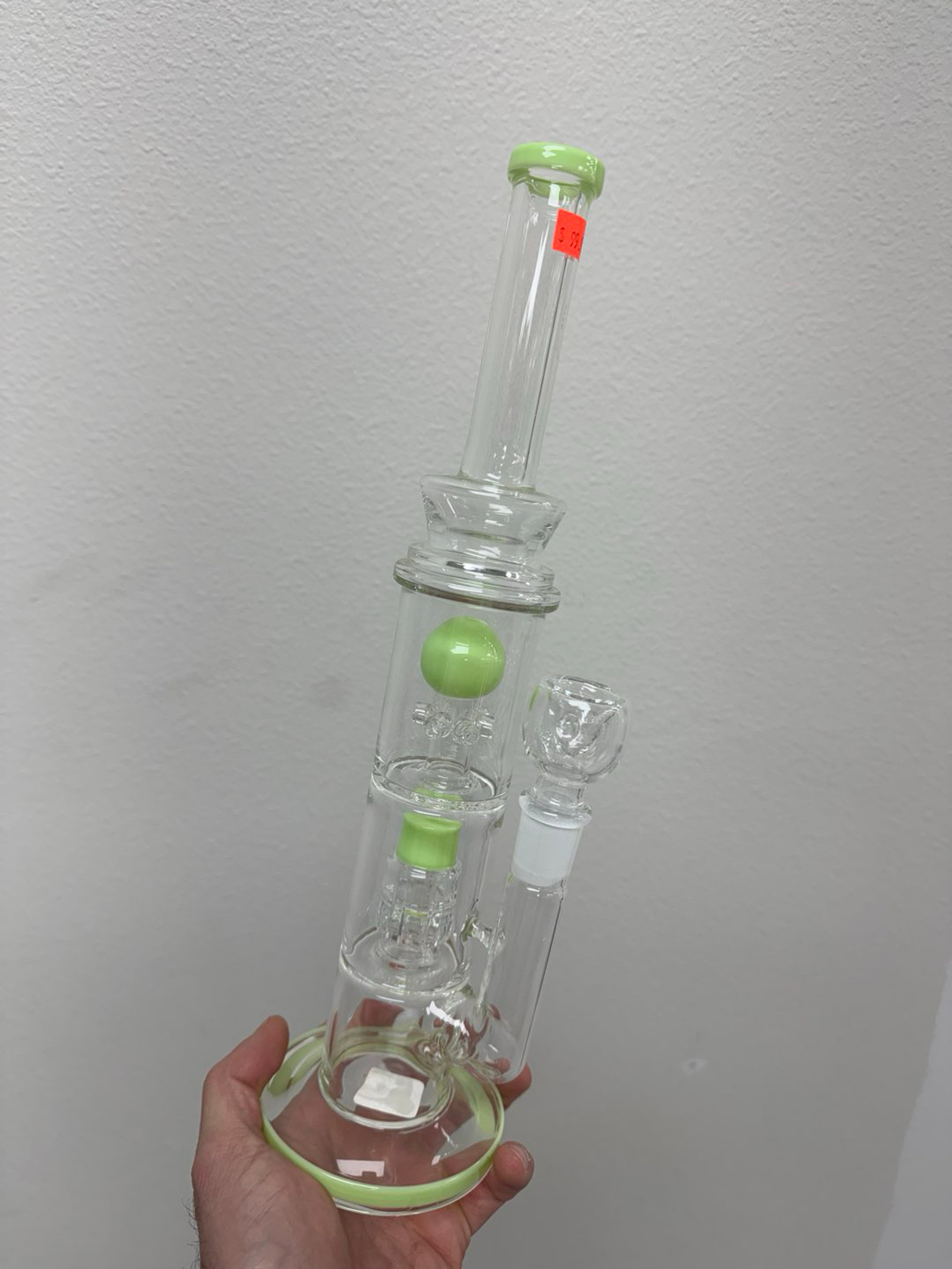 14” double perc tube image 0