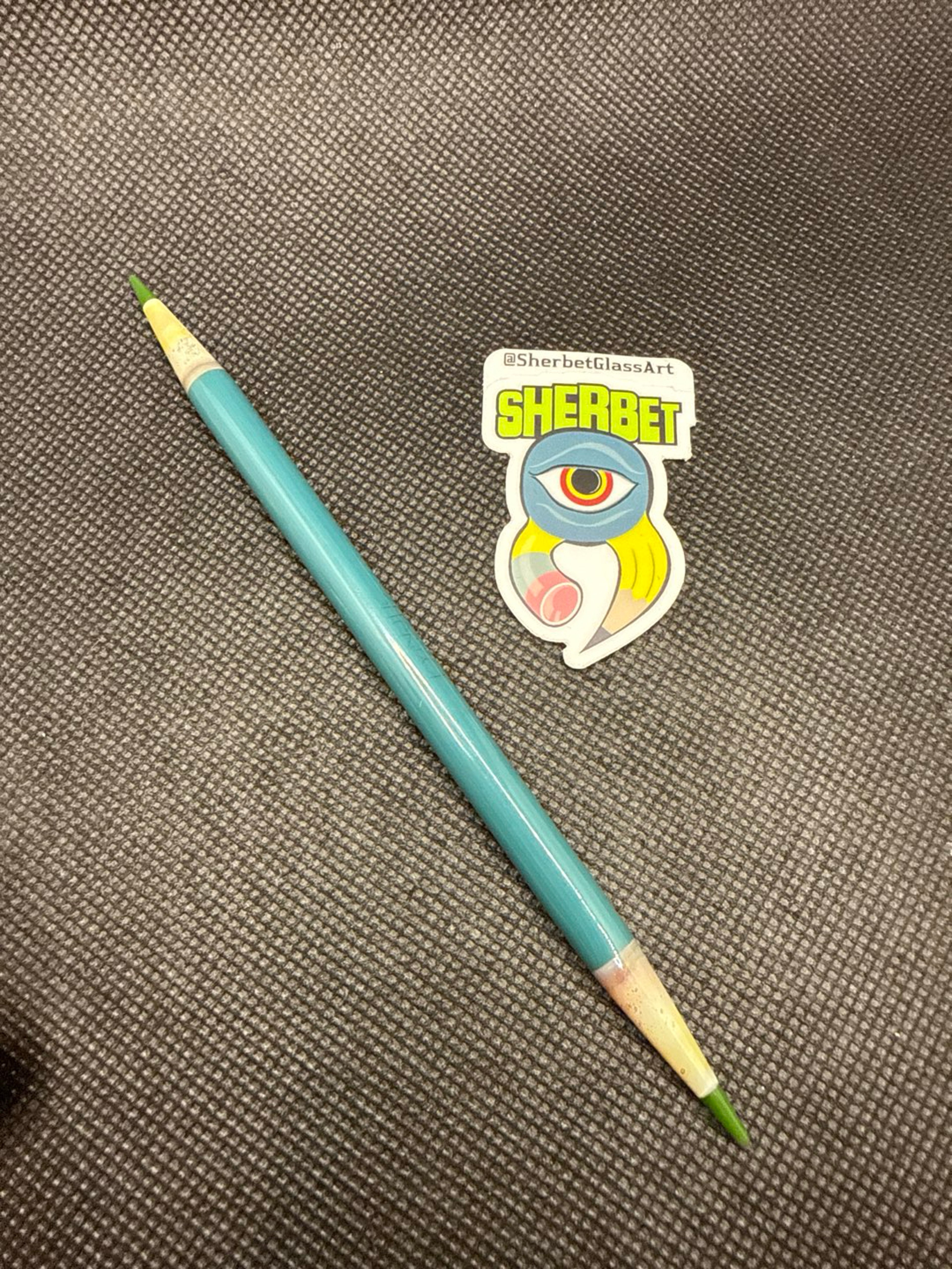 Aqua/shamrock dual tip pencil image 0