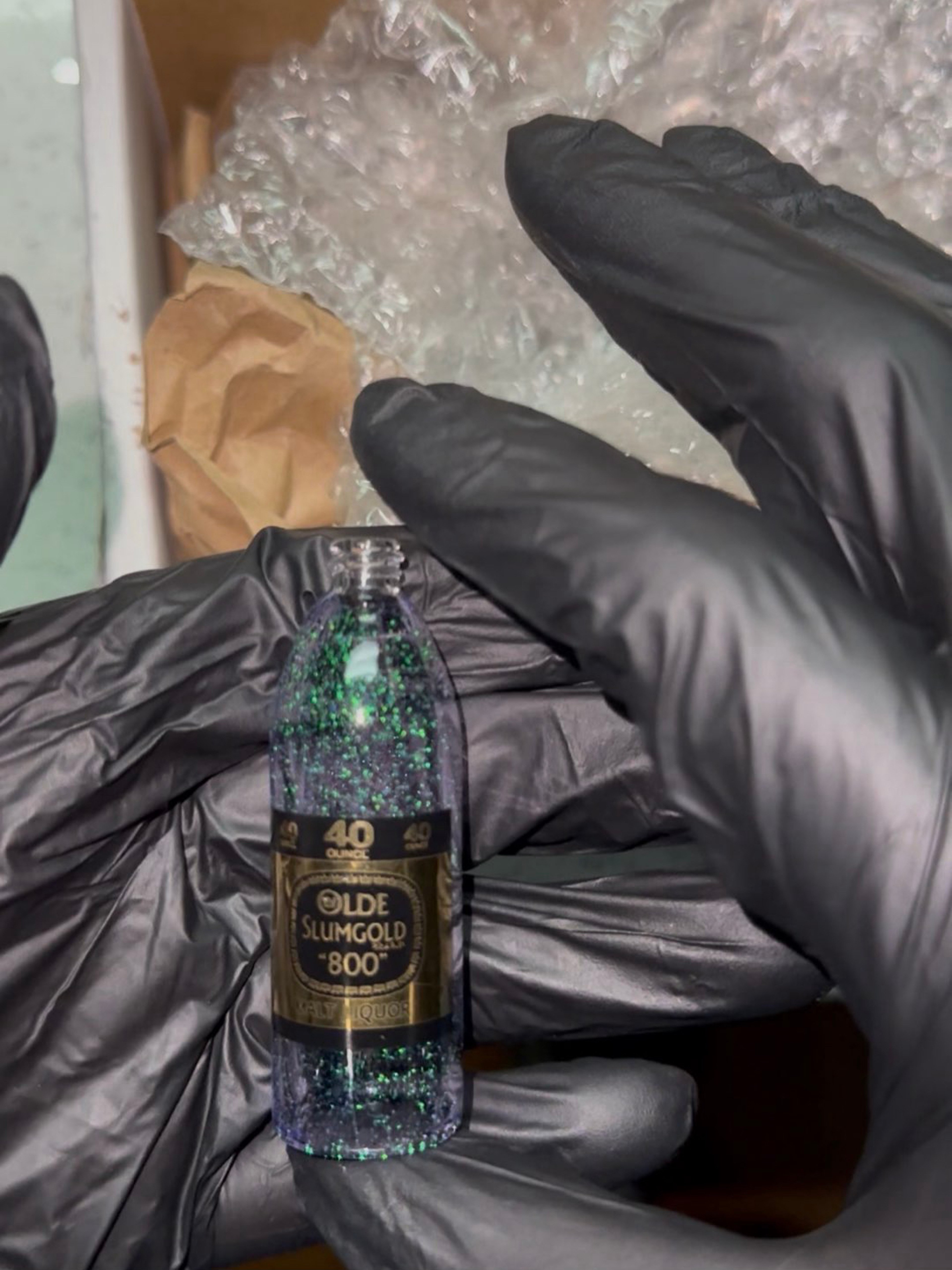 Purple Slum Gold 40oz cap image 0