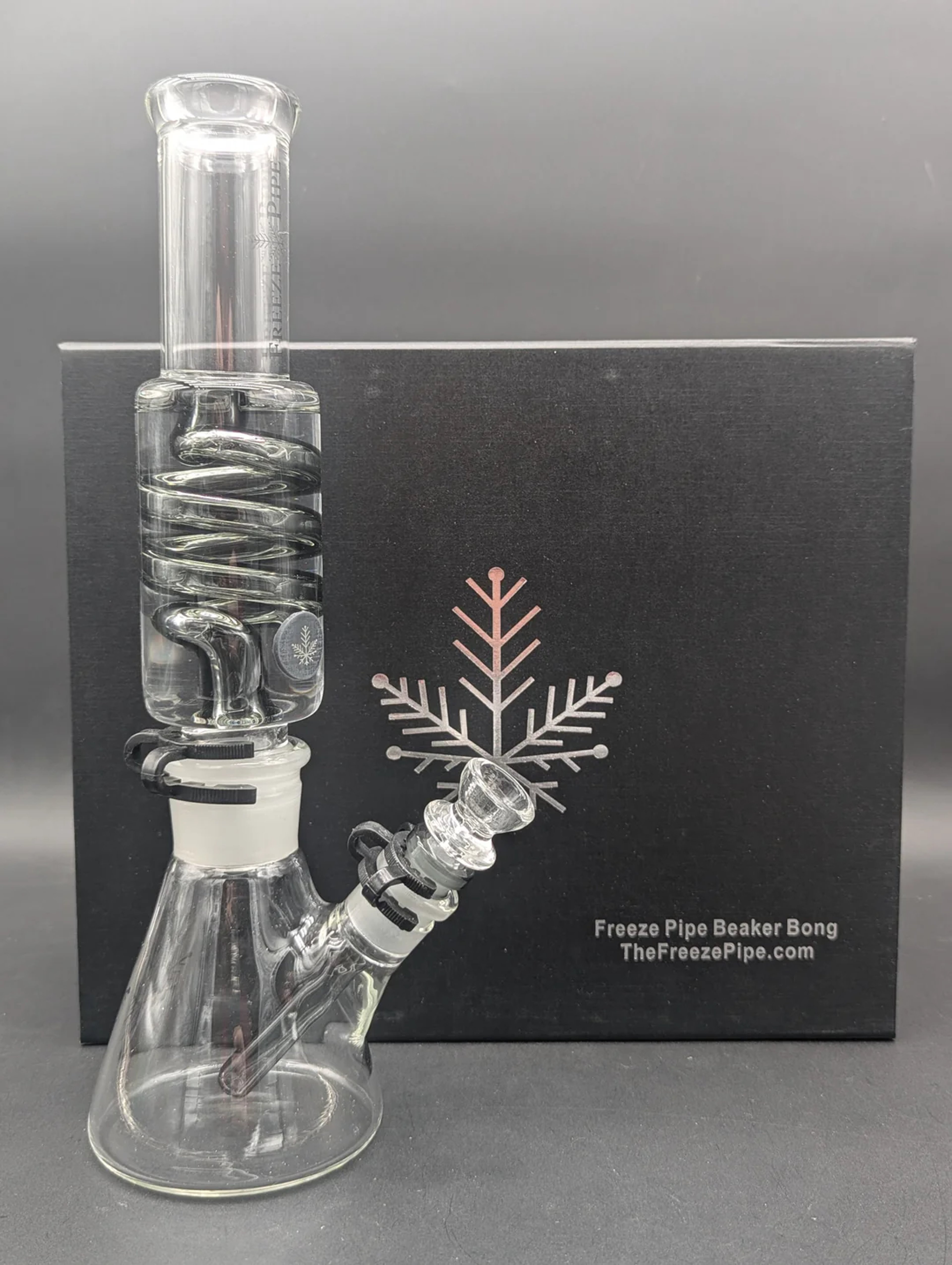 Preview pic of FREEZE PIPE - 12" BEAKER BONG W/ COIL