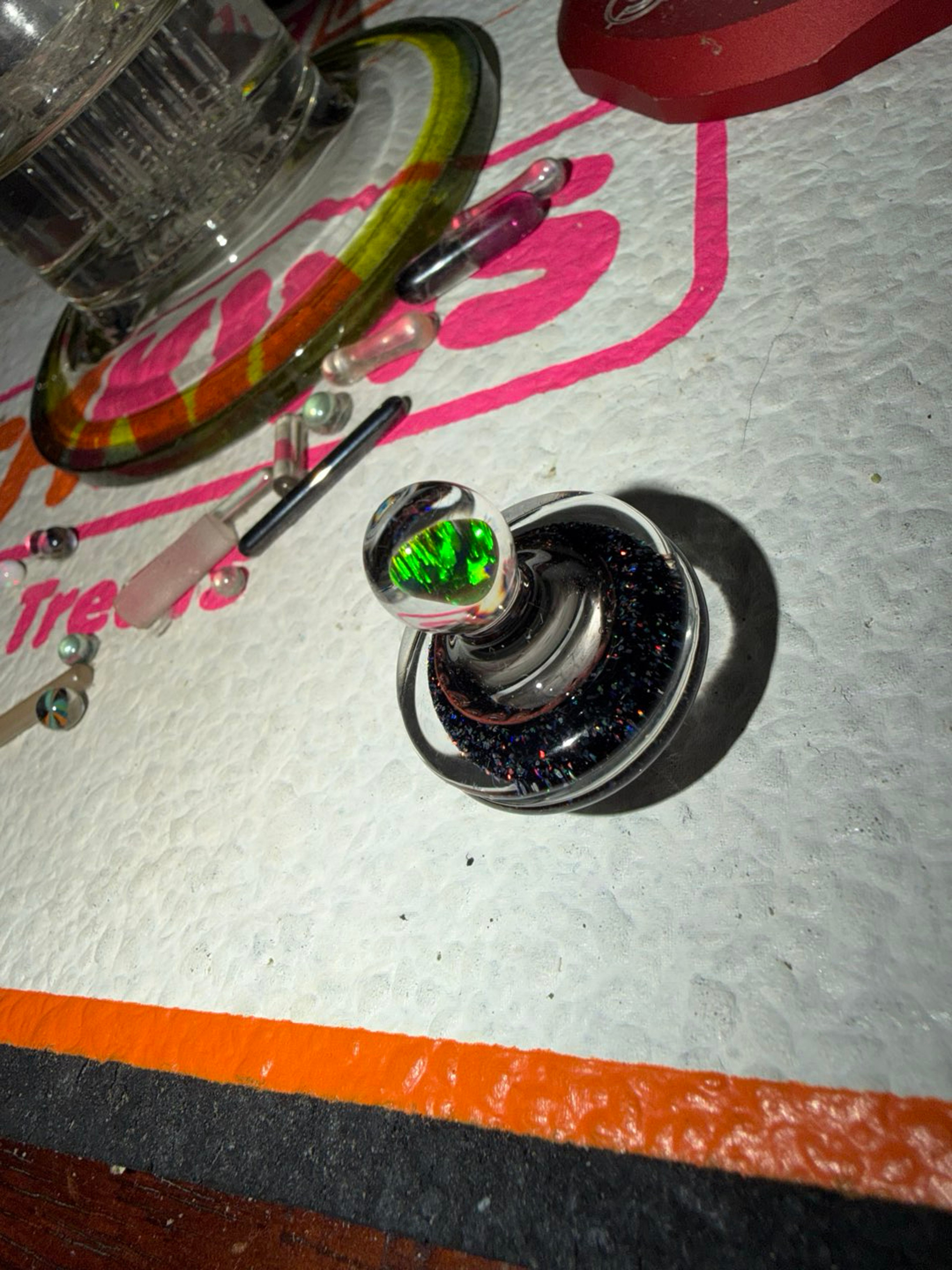 Preview pic of One trick Pony Encased Opal Terp Slurper Topper Raven Cropal