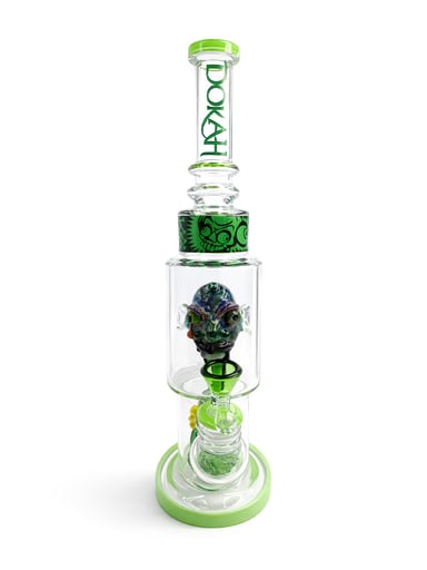 Preview pic of LOOKAH 15 INCH SCULPTED HEAD GLASS DAB RIG