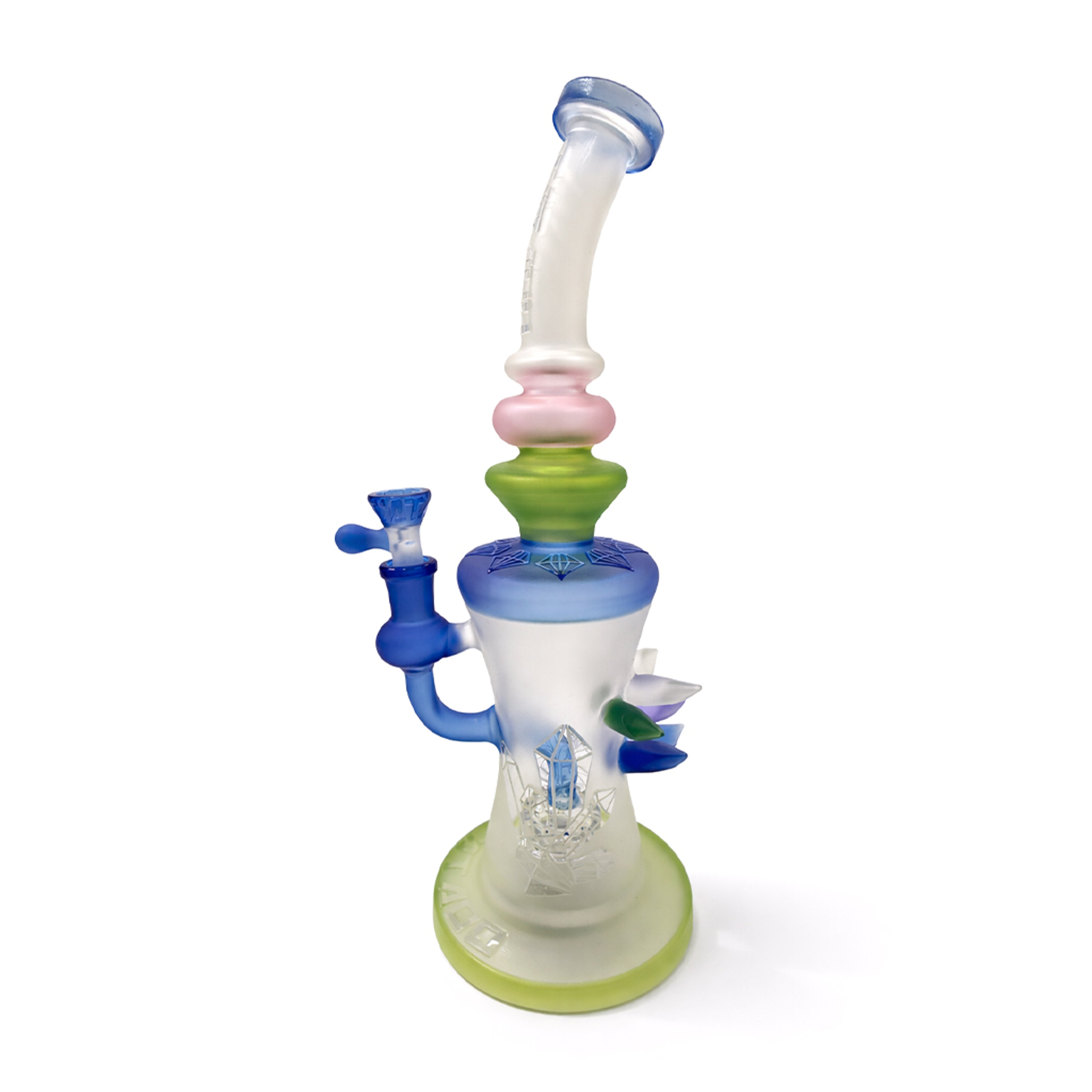 LOOKAH 13 INCH COLOR STACK FROSTED DAB RIG image 0