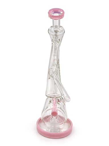 Preview pic of LOOKAH 17 INCH PLATINUM RIG WITH INLINE PERC DAB RIG