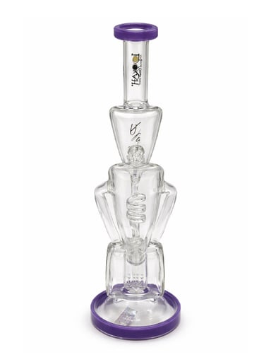 Preview pic of LOOKAH 15 INCH COIL PERC RECYCLER DAB RIG