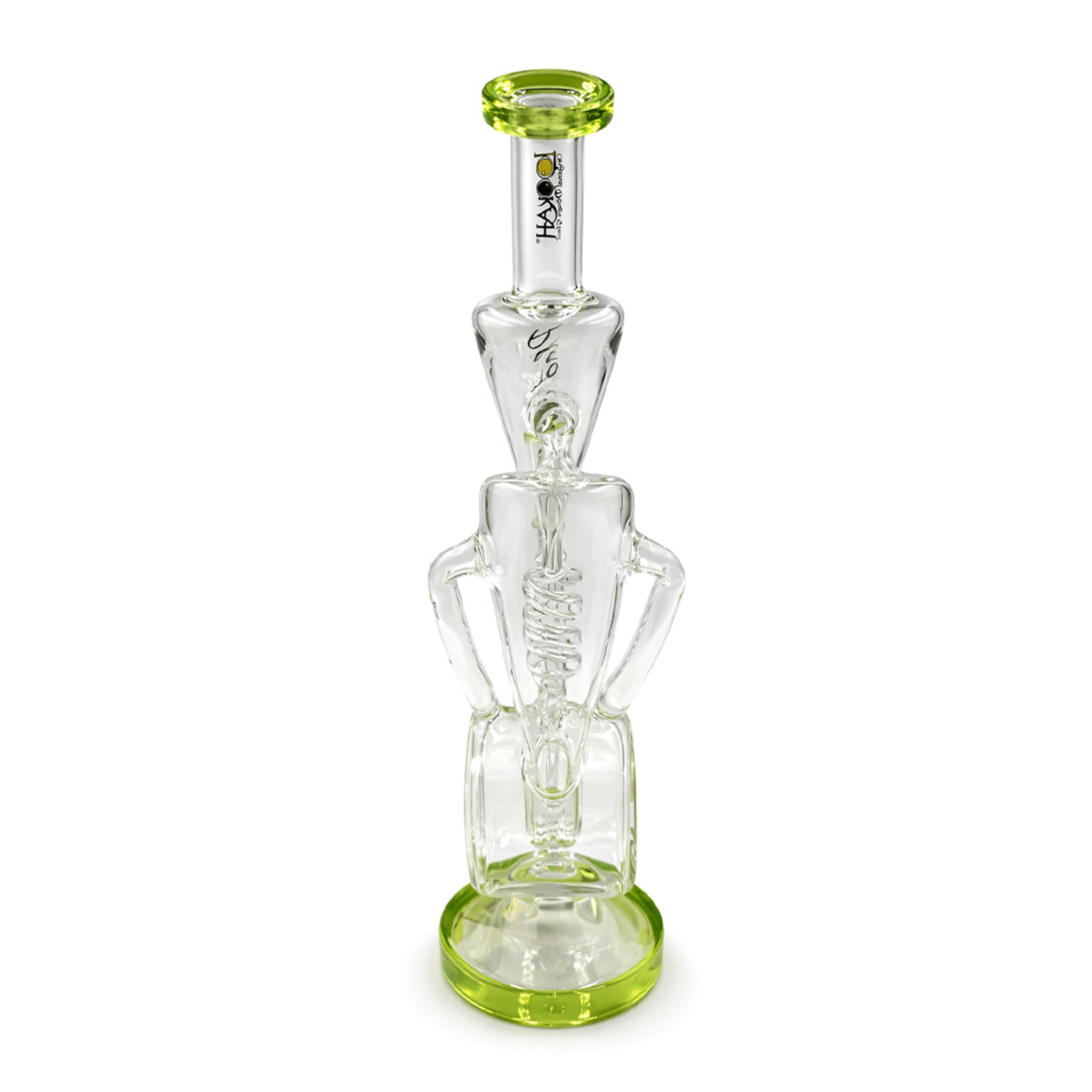 LOOKAH 15 INCH COIL PERC RECYCLER DAB RIG image 0