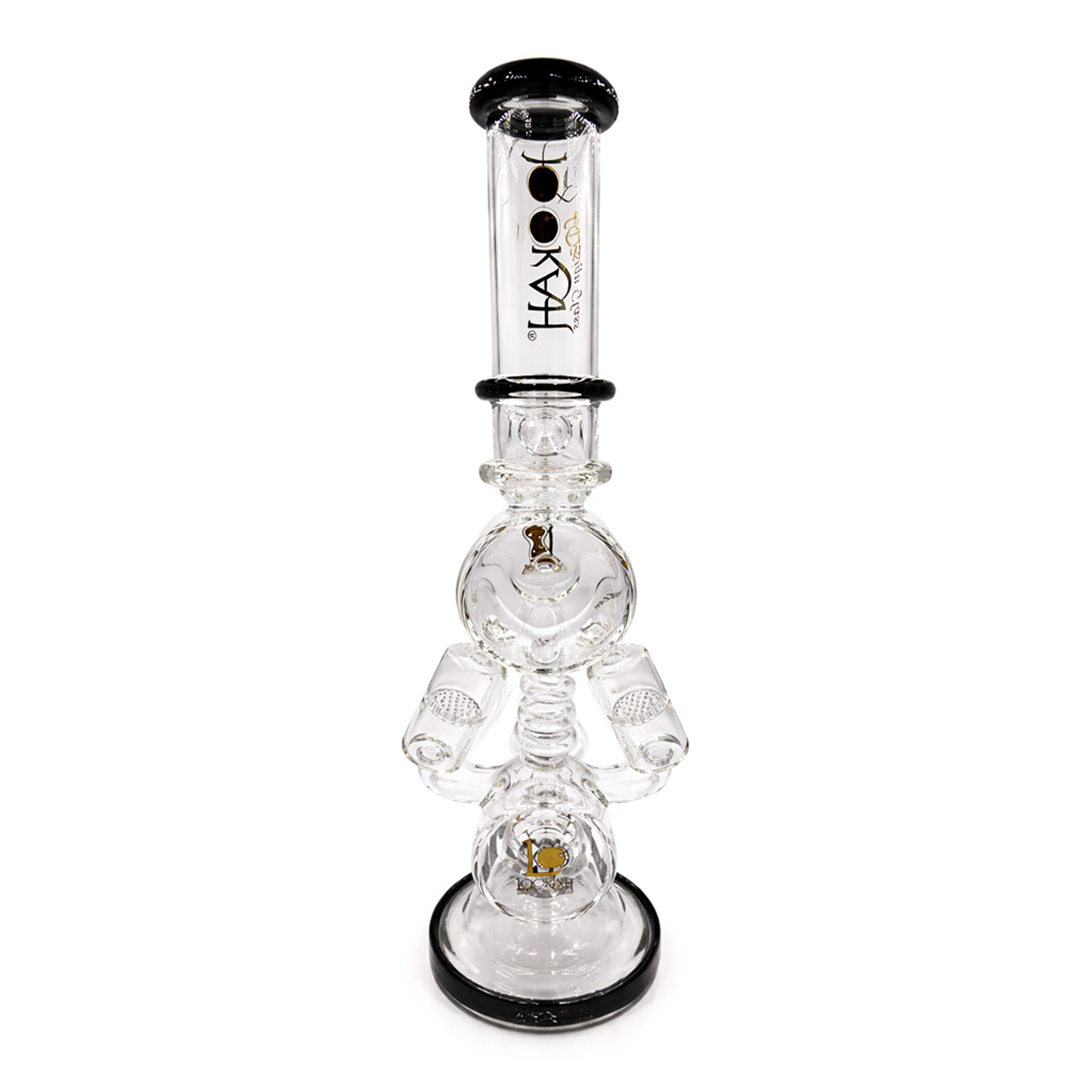 Preview pic of LOOKAH GLASS TSUNAMI COIL BALL STEMLINE RECYCLER RIG