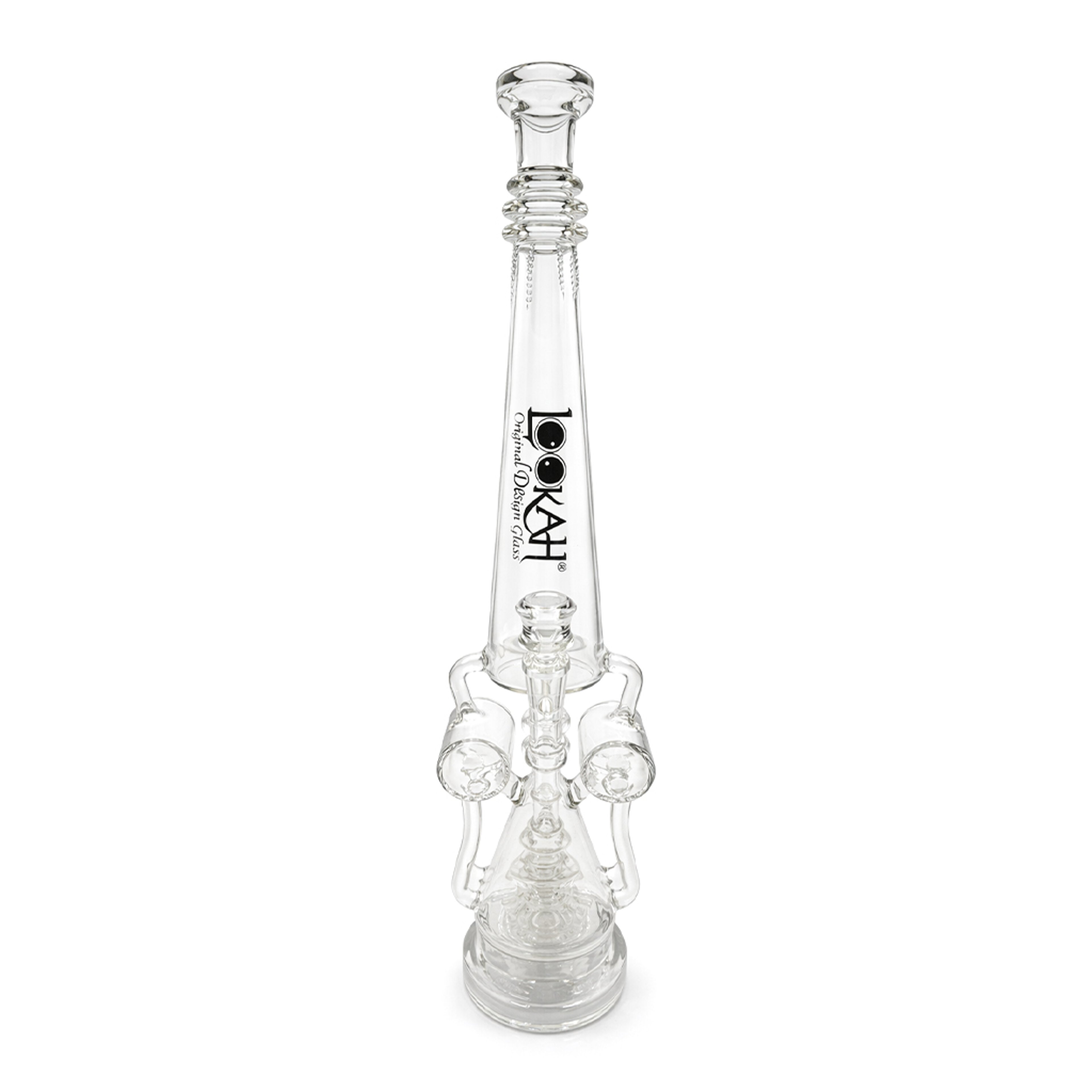 LOOKAH 24 INCH COIL TUBE SPRINKLER PERC BONG image 0