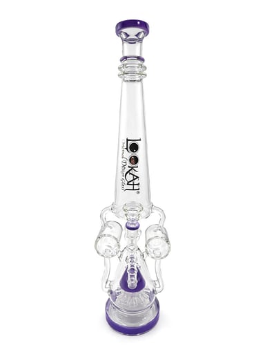 Preview pic of LOOKAH 24 INCH COIL TUBE SPRINKLER PERC BONG