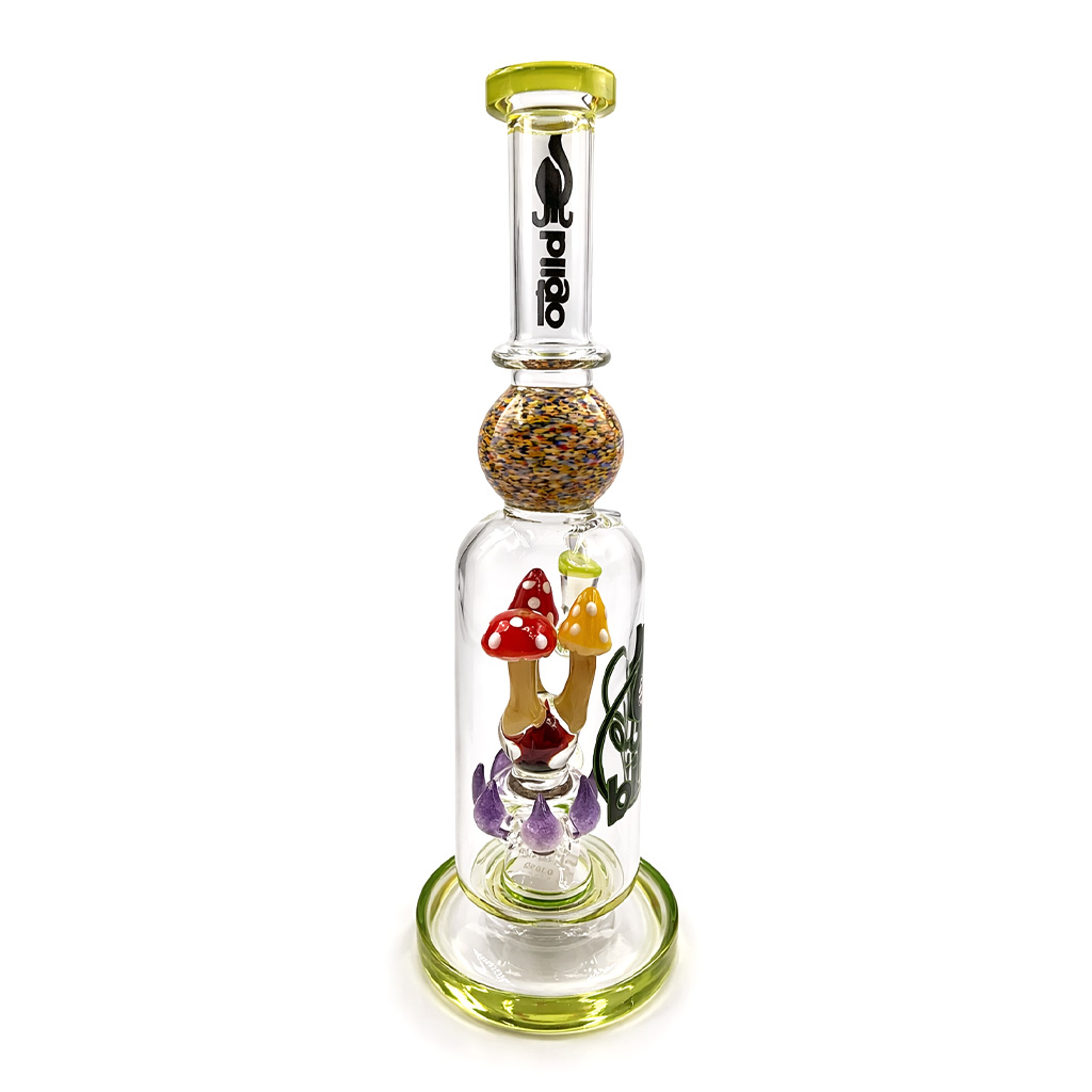 LOOKAH BIIGO SPIKED MUSHROOM PERC STRAIGHT DAB RIG image 0