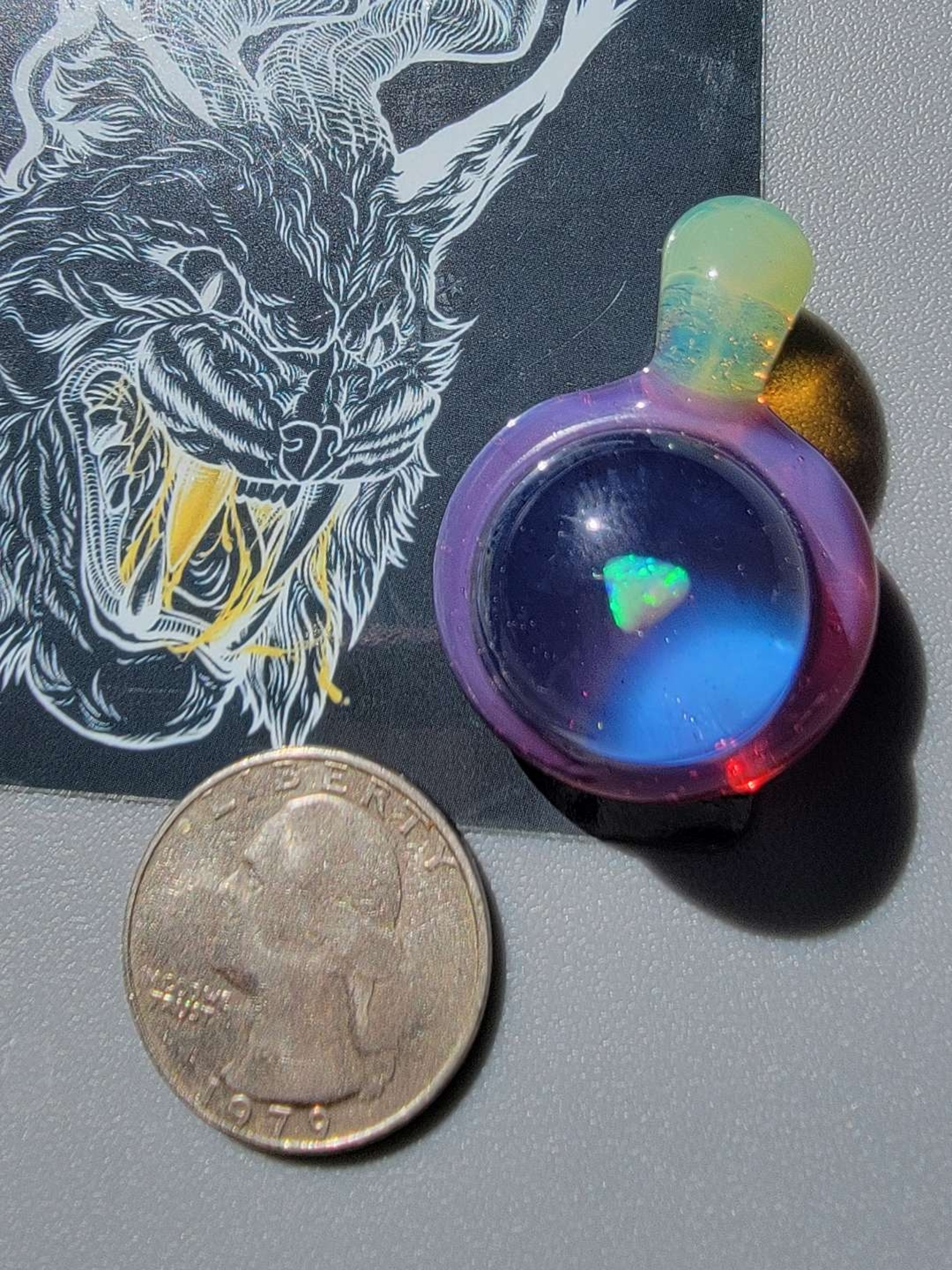 Preview pic of Phoenix Rose & Yoshi Opal Pendant UV