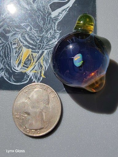 Preview pic of Silver Potion & Citrine Opal Pendant UV