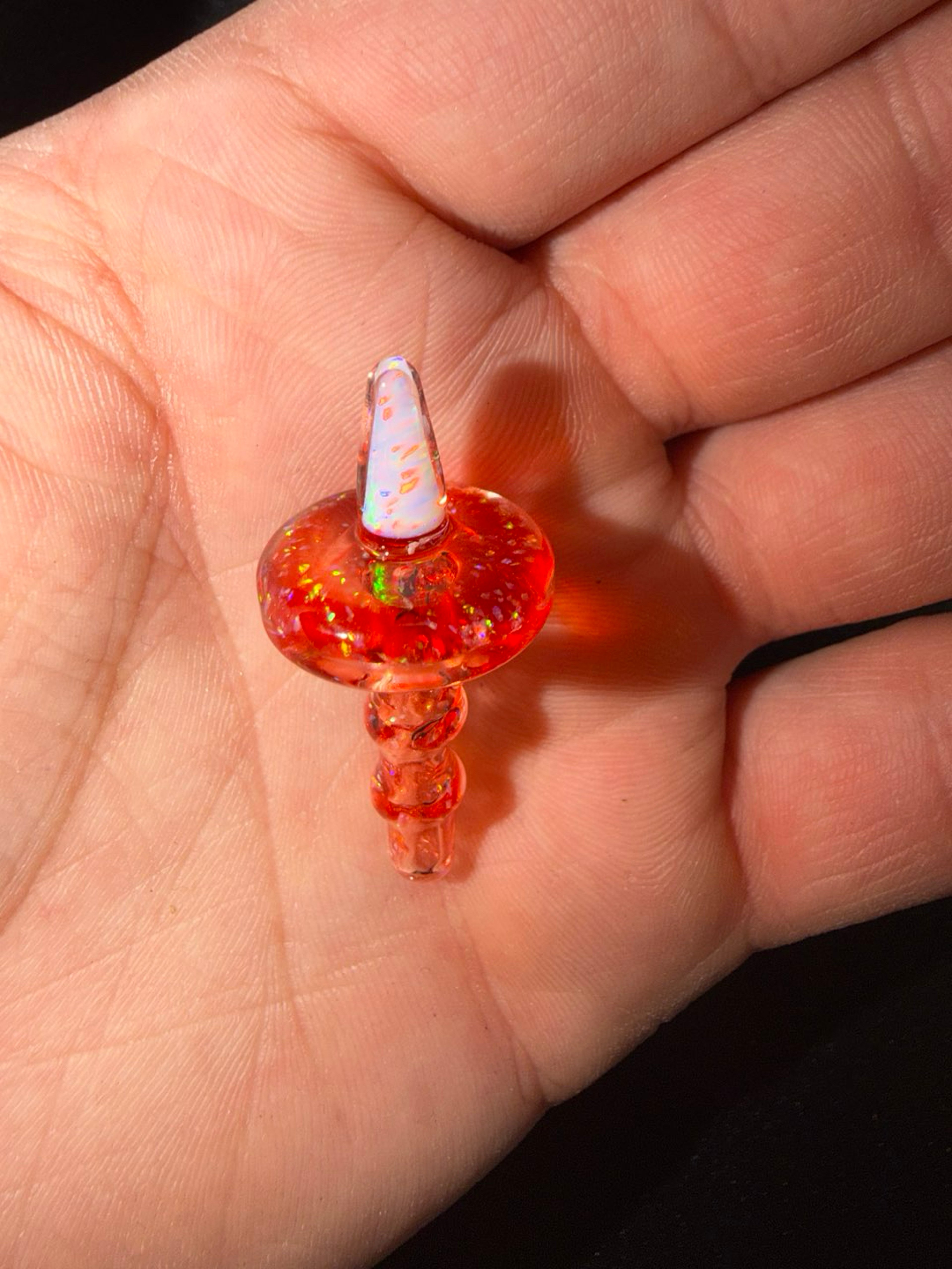 10 mm Spike spinner cap by Bhoro glass image 0