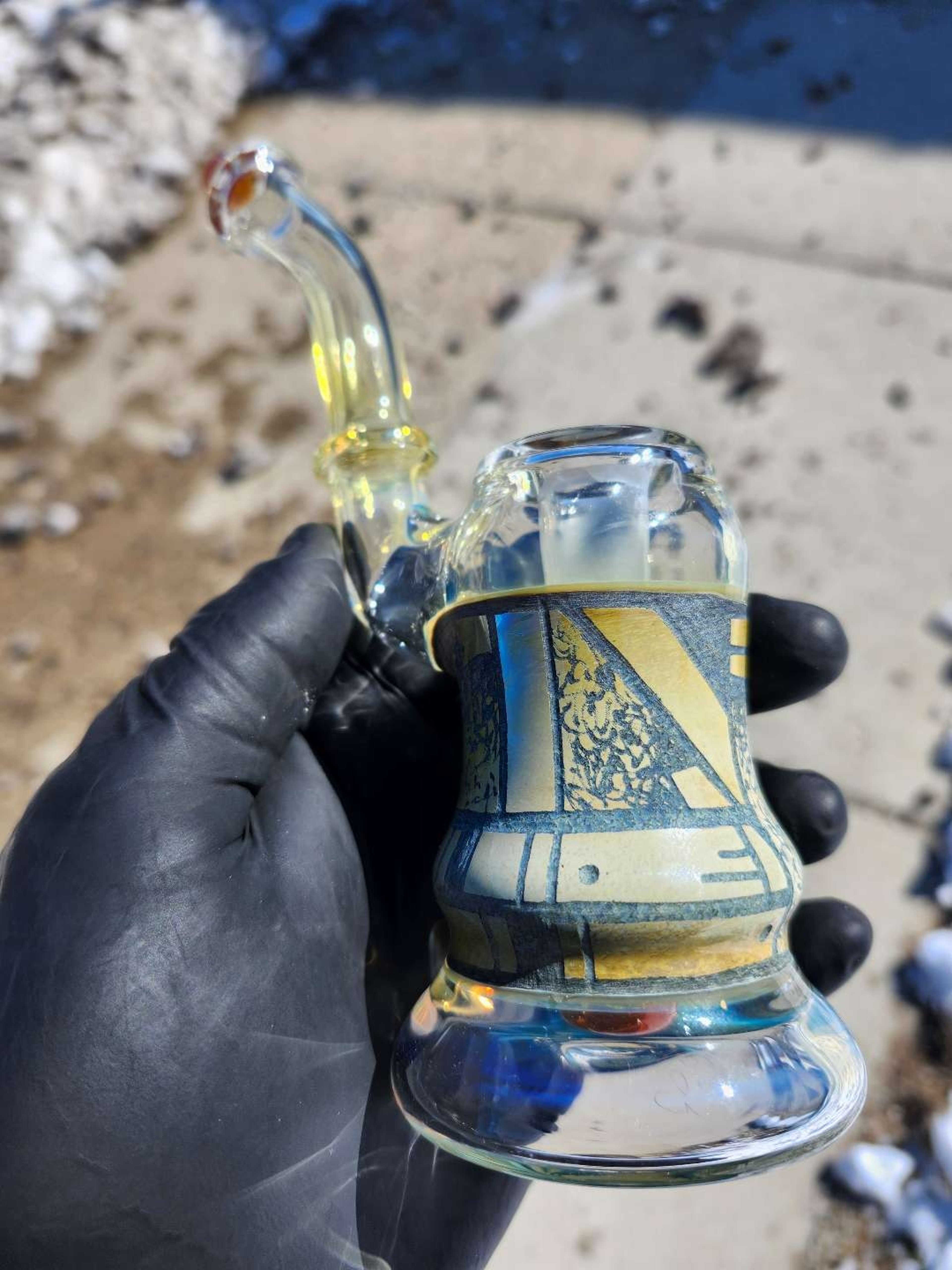 CORKIS PORTAL CARVED RIG/BUBBLER image 0