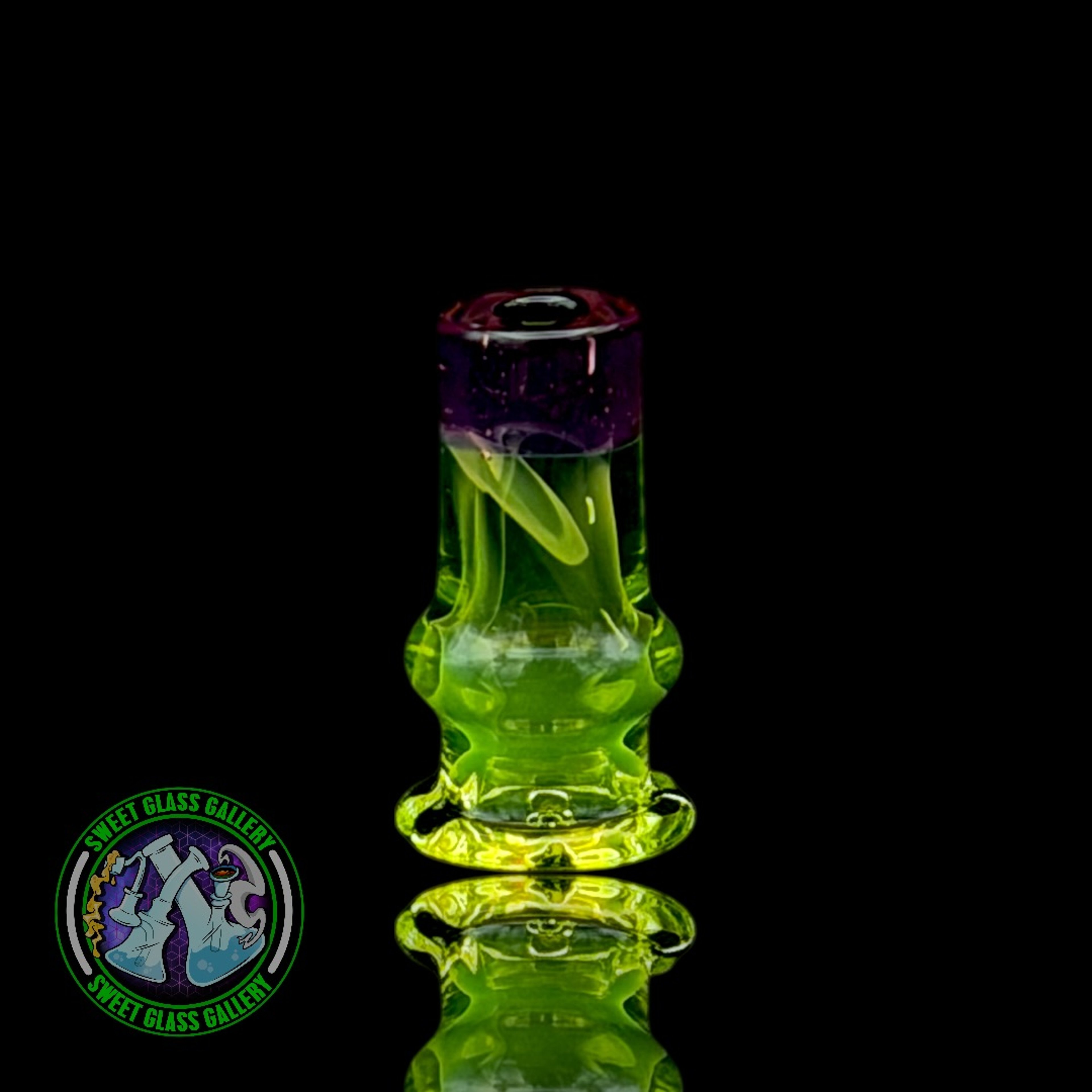 Tokr Glass - Pivot Attachment - Rose Cloud & Slyme image 0