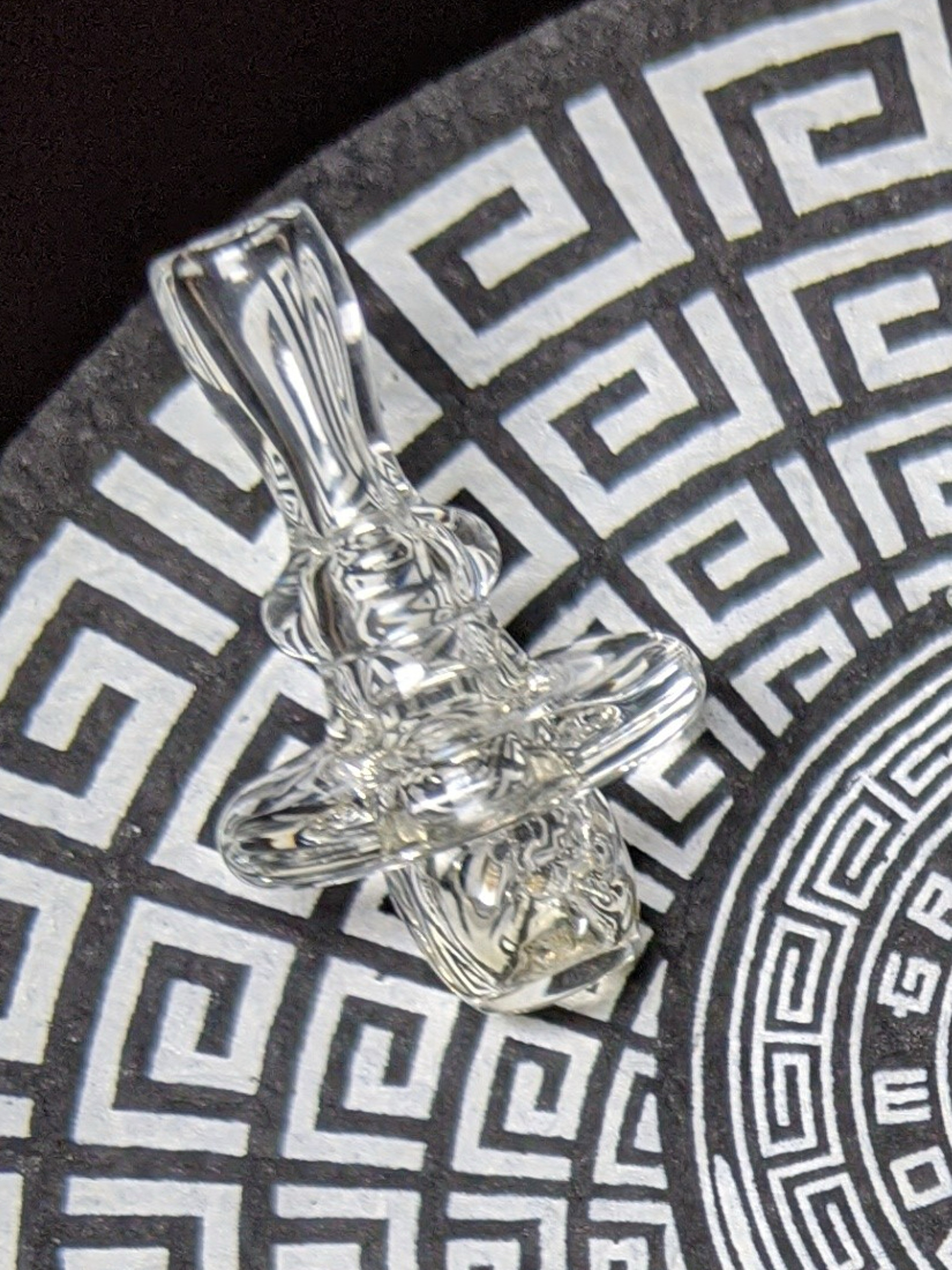 Clear Glass Spinner Cap image 0