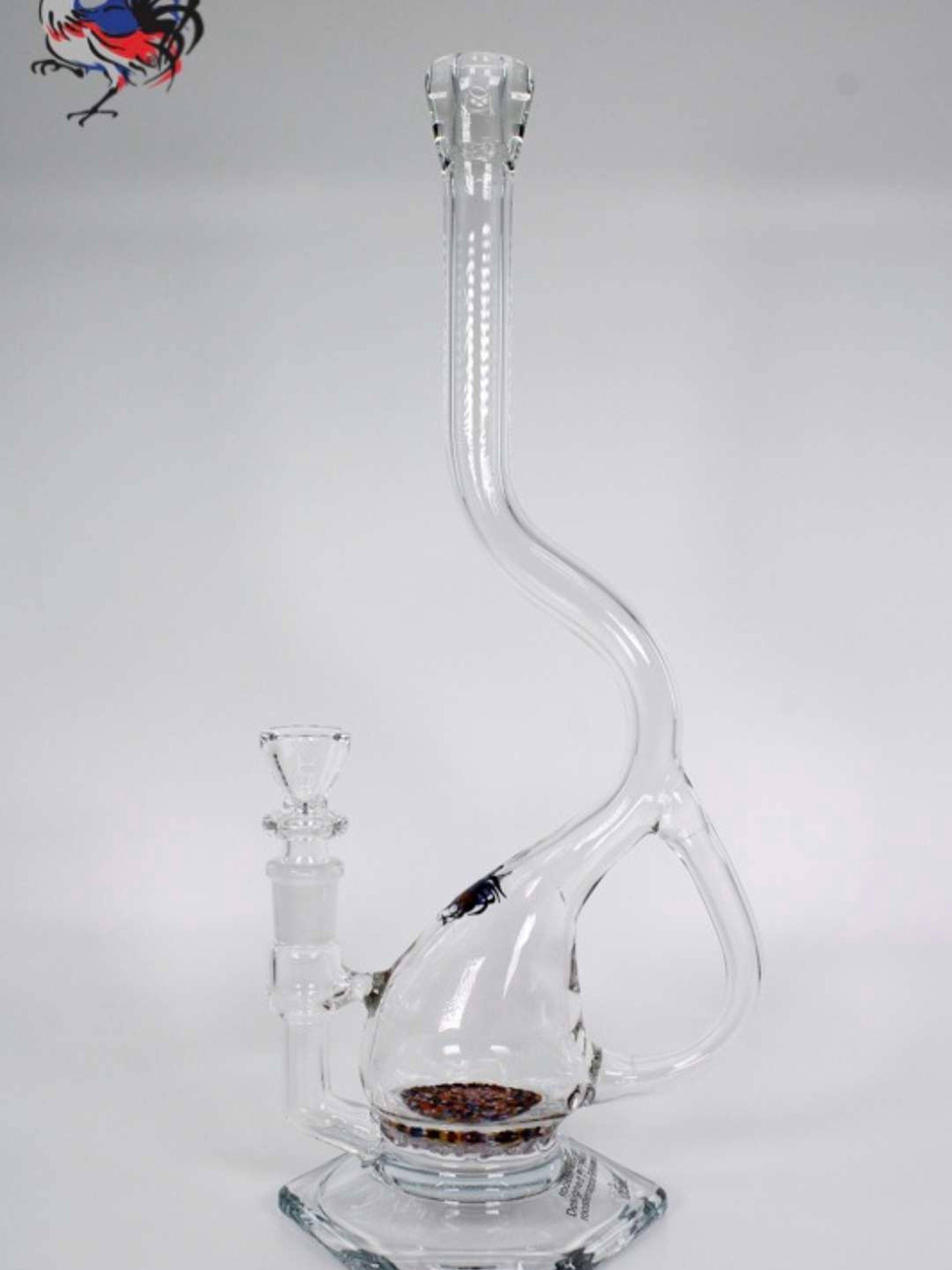 Signed 2023 Dave Goldstein "Contraption" Rooster Apparatus (UV Speckled) 🔦 image 0